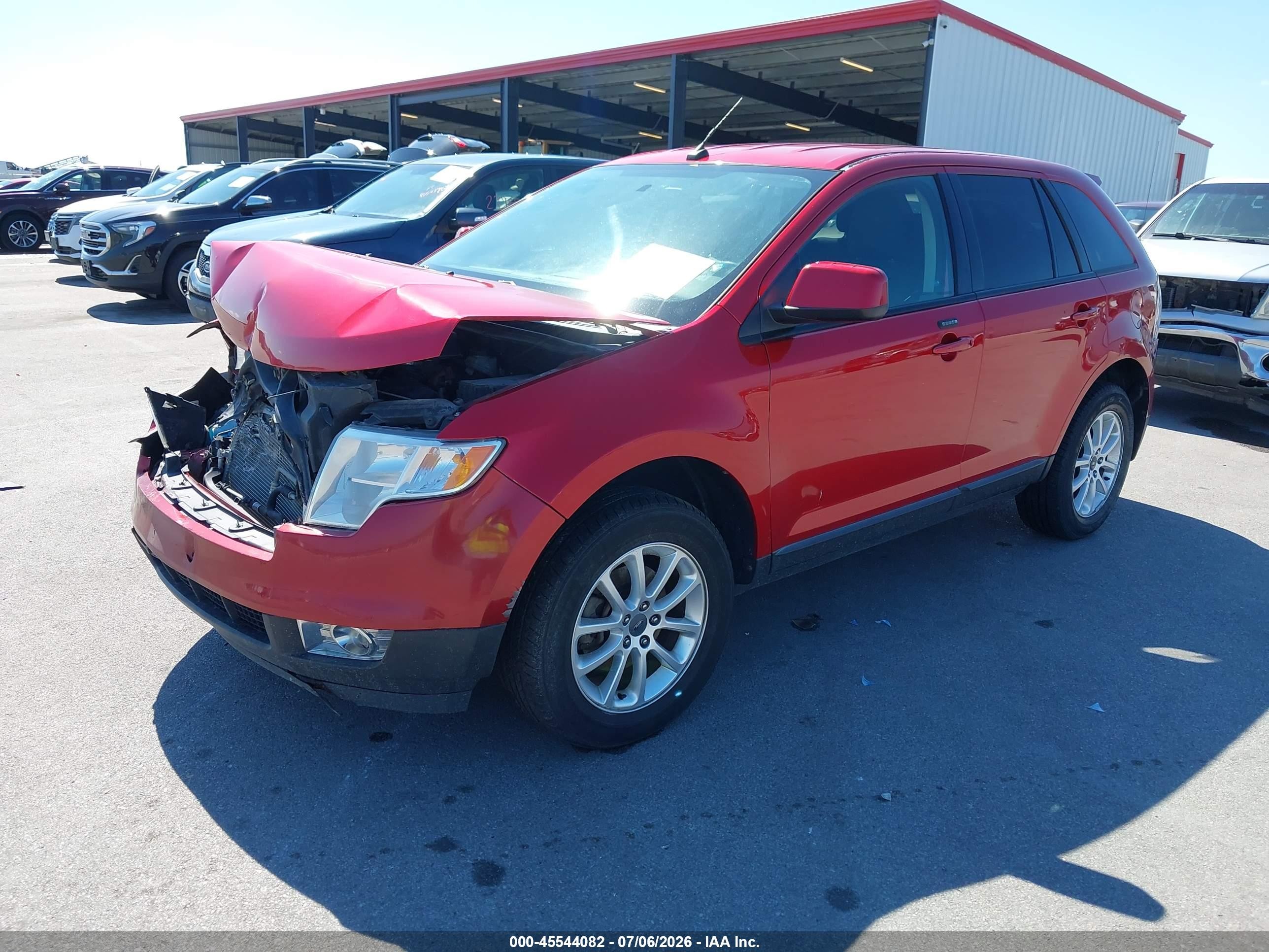 2010 Ford Edge Sel Red vin: 2FMDK4JC0ABA65082