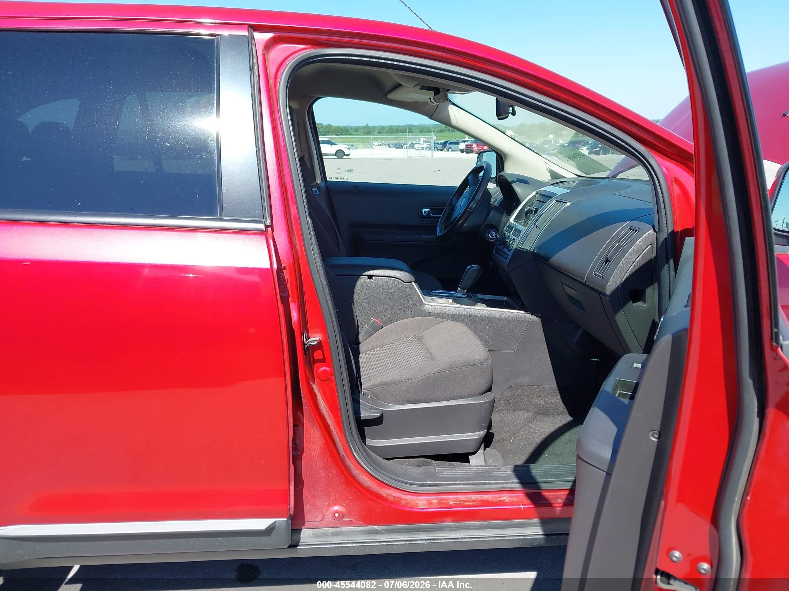 2010 Ford Edge Sel Red vin: 2FMDK4JC0ABA65082