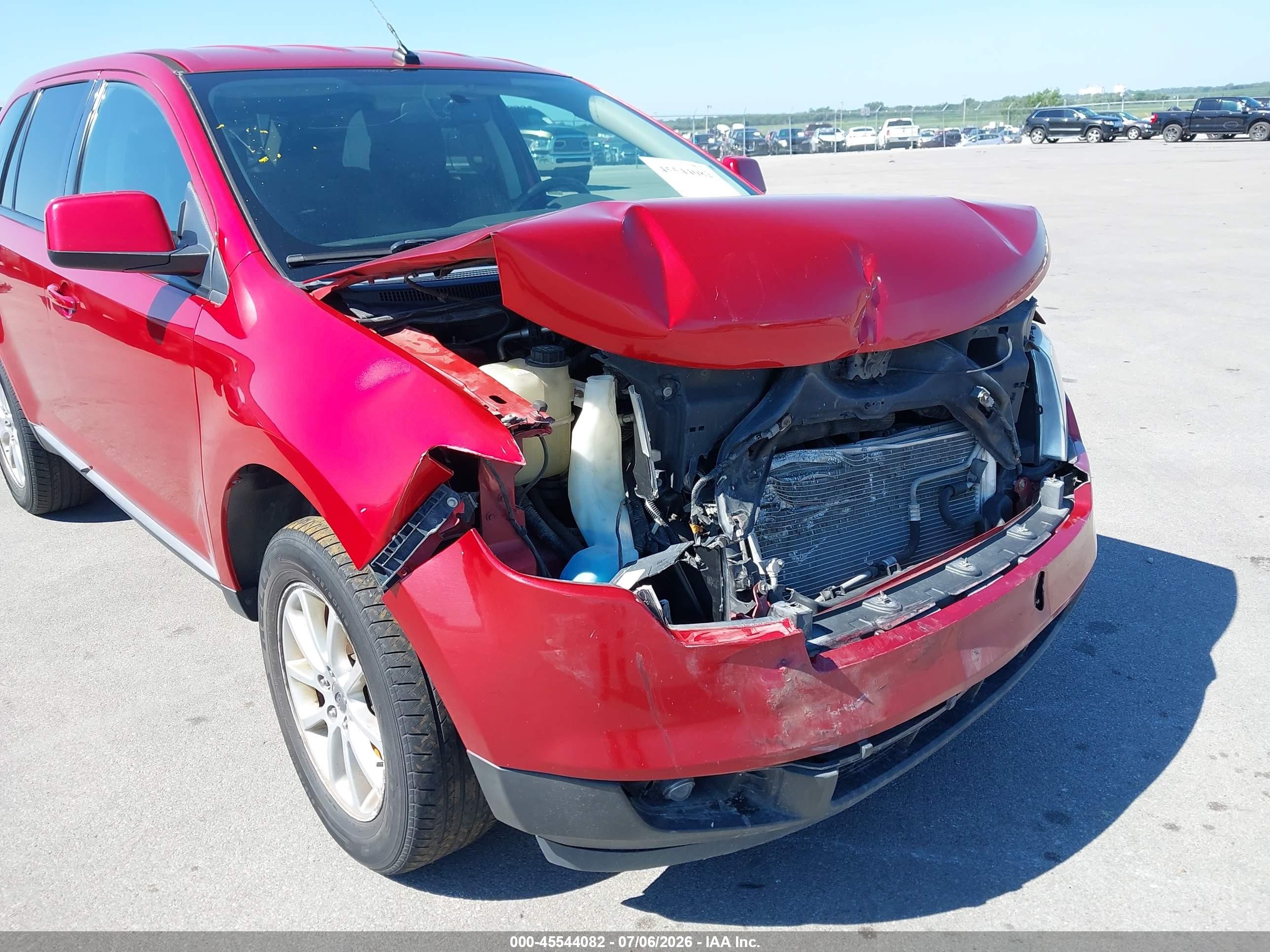 2010 Ford Edge Sel Red vin: 2FMDK4JC0ABA65082