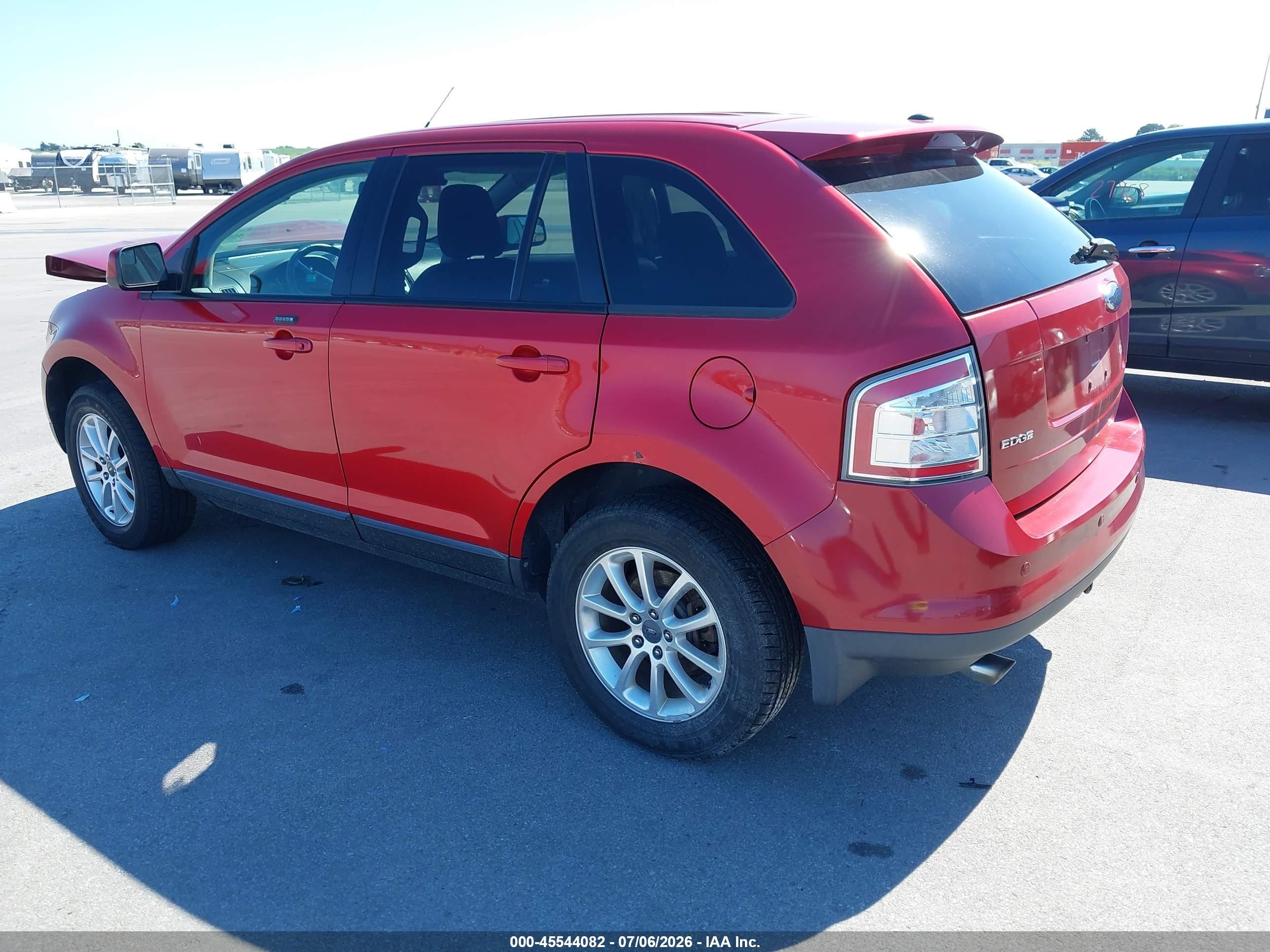 2010 Ford Edge Sel Red vin: 2FMDK4JC0ABA65082
