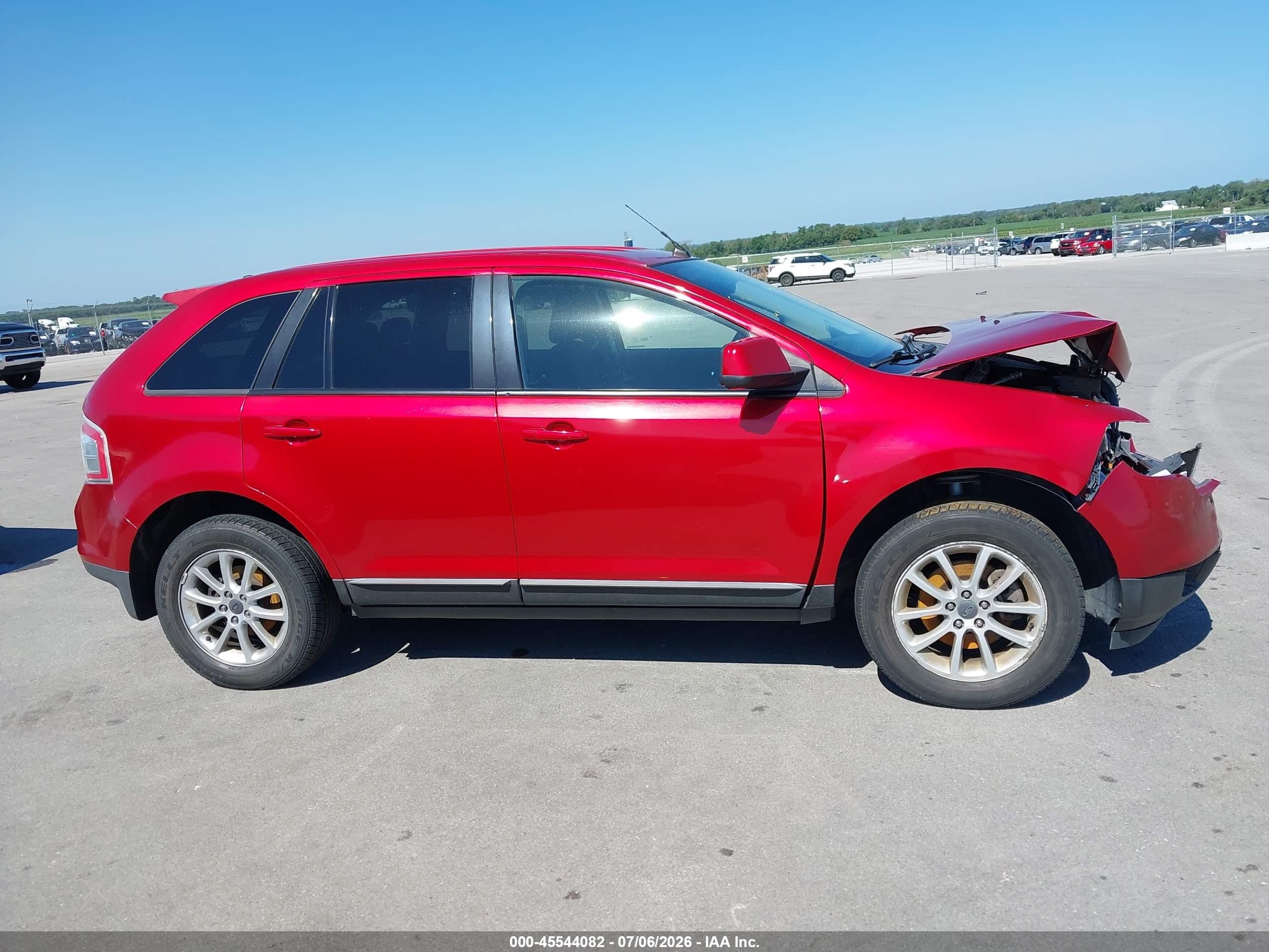 2010 Ford Edge Sel Red vin: 2FMDK4JC0ABA65082