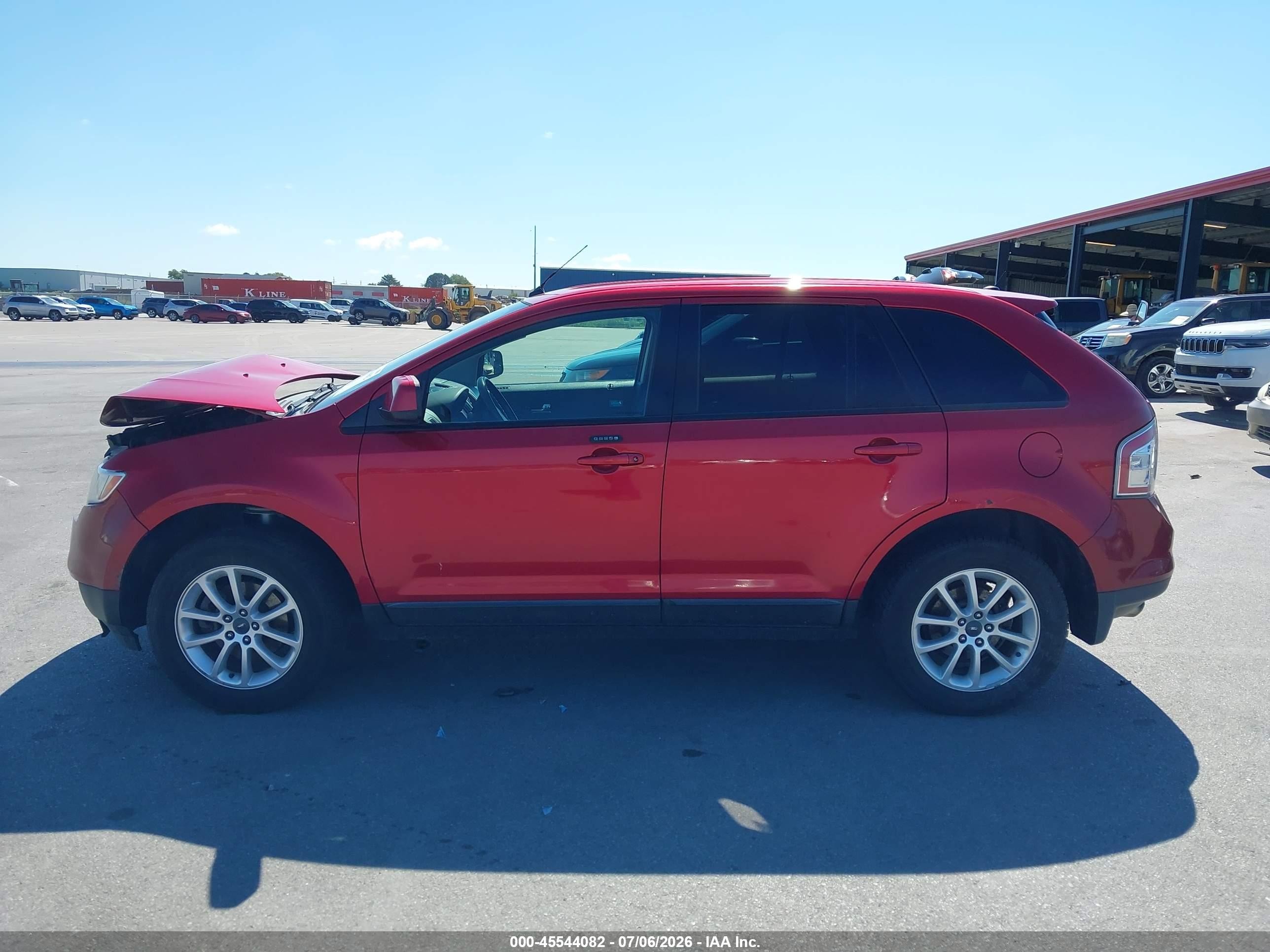 2010 Ford Edge Sel Red vin: 2FMDK4JC0ABA65082
