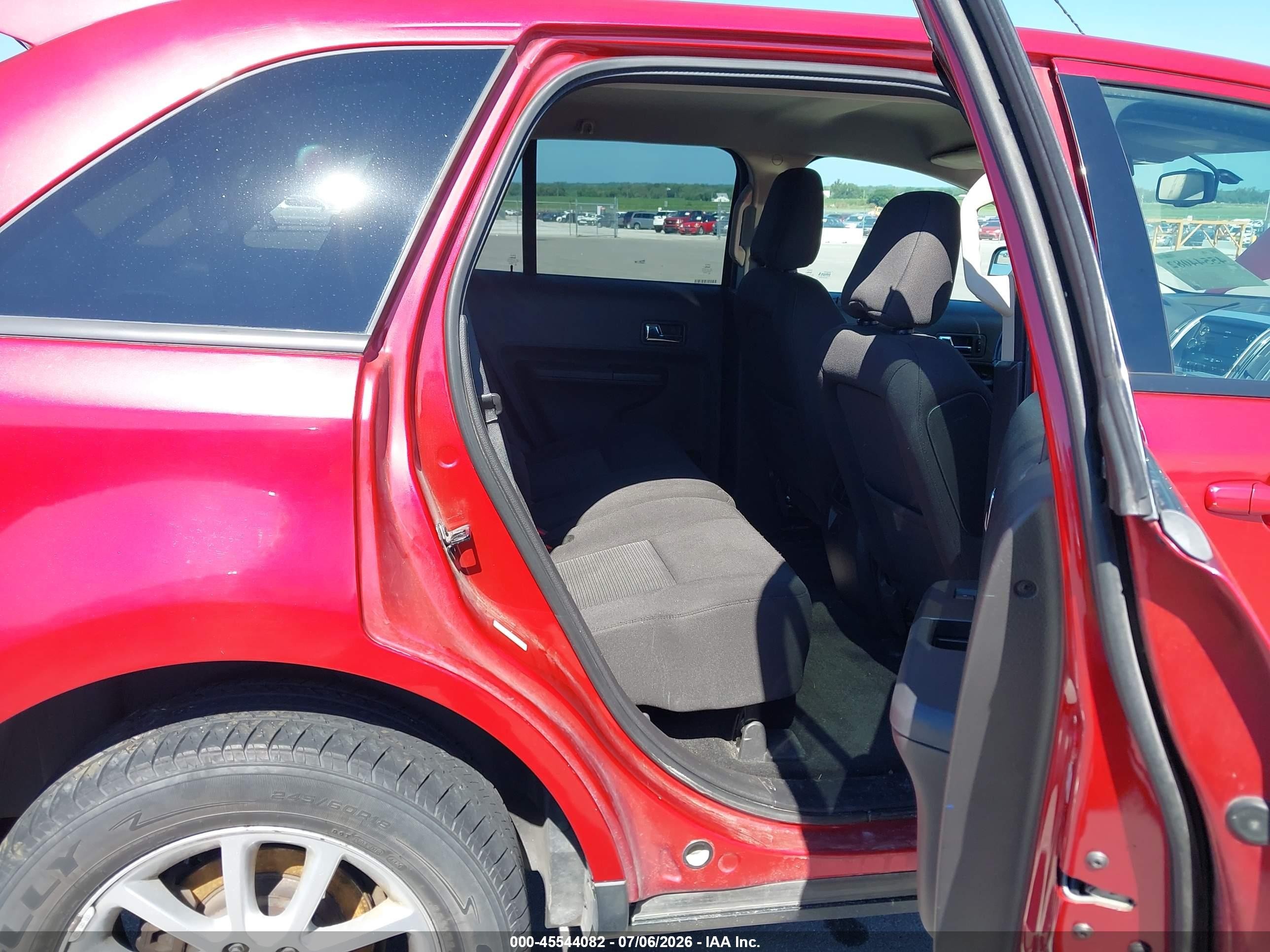 2010 Ford Edge Sel Red vin: 2FMDK4JC0ABA65082