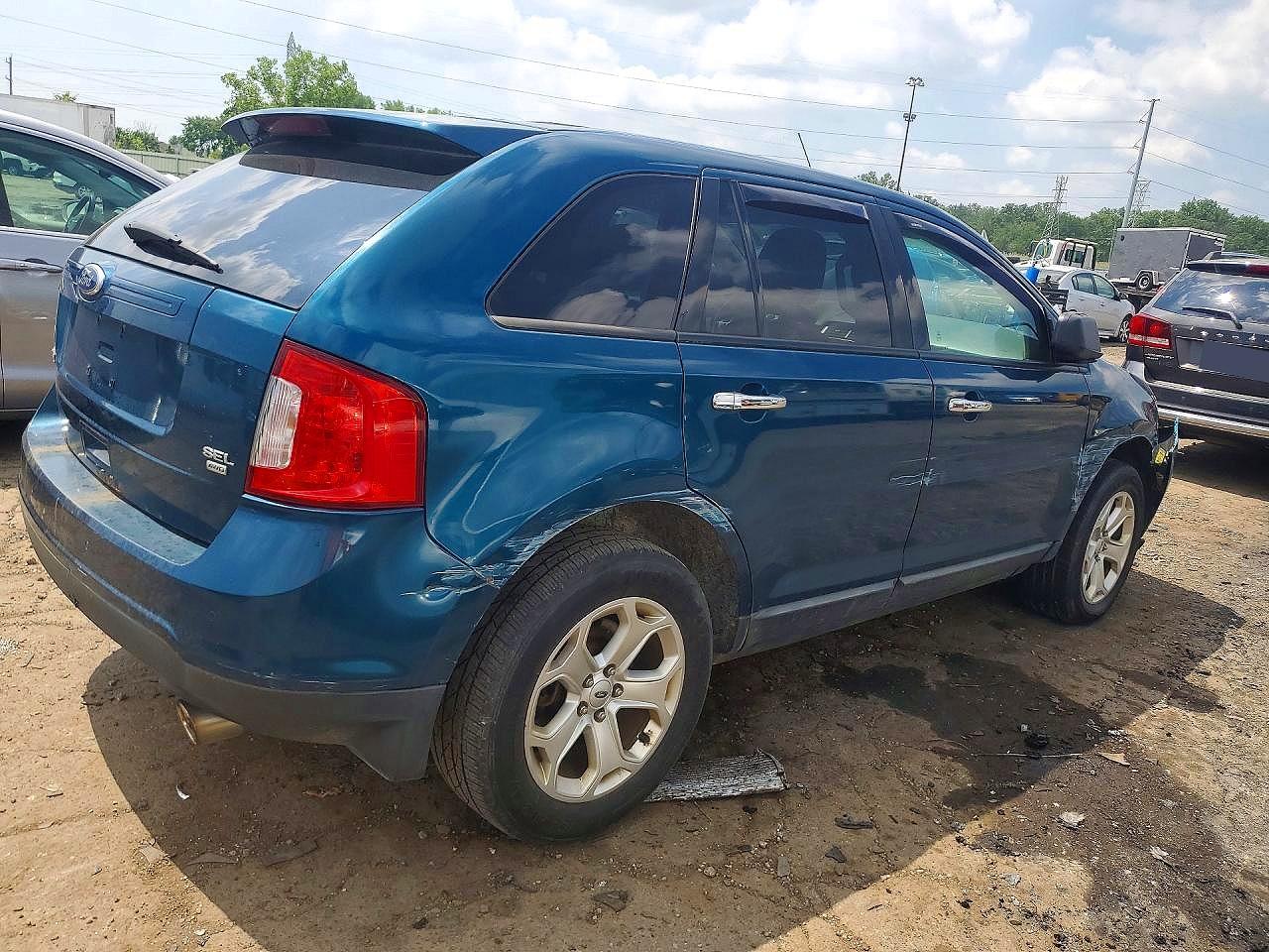 2011 Ford Edge Sel Бирюзовый vin: 2FMDK4JC0BBA03733