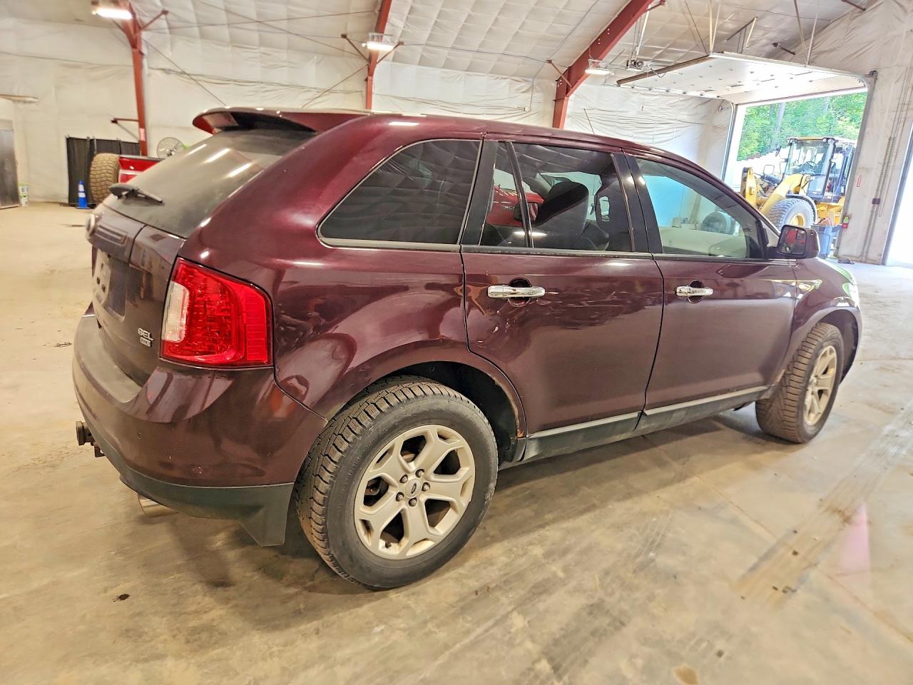 2011 Ford Edge Sel Maroon vin: 2FMDK4JC0BBA37543