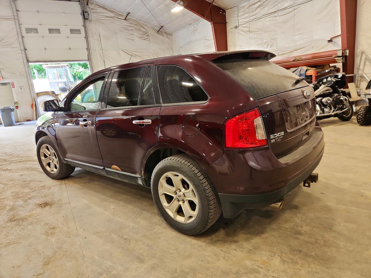 2011 Ford Edge Sel Maroon vin: 2FMDK4JC0BBA37543