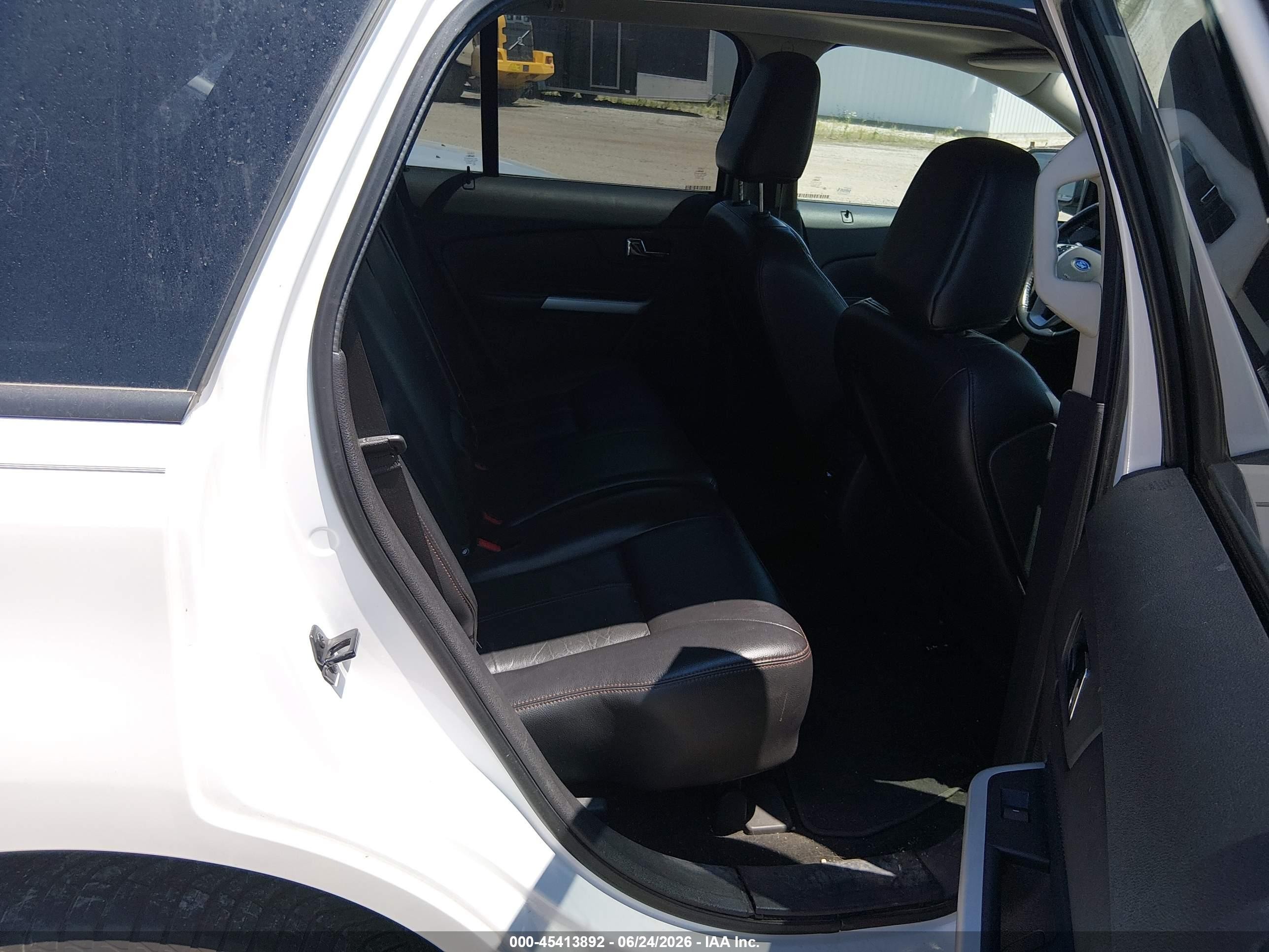 2011 Ford Edge Sel White vin: 2FMDK4JC0BBA38238