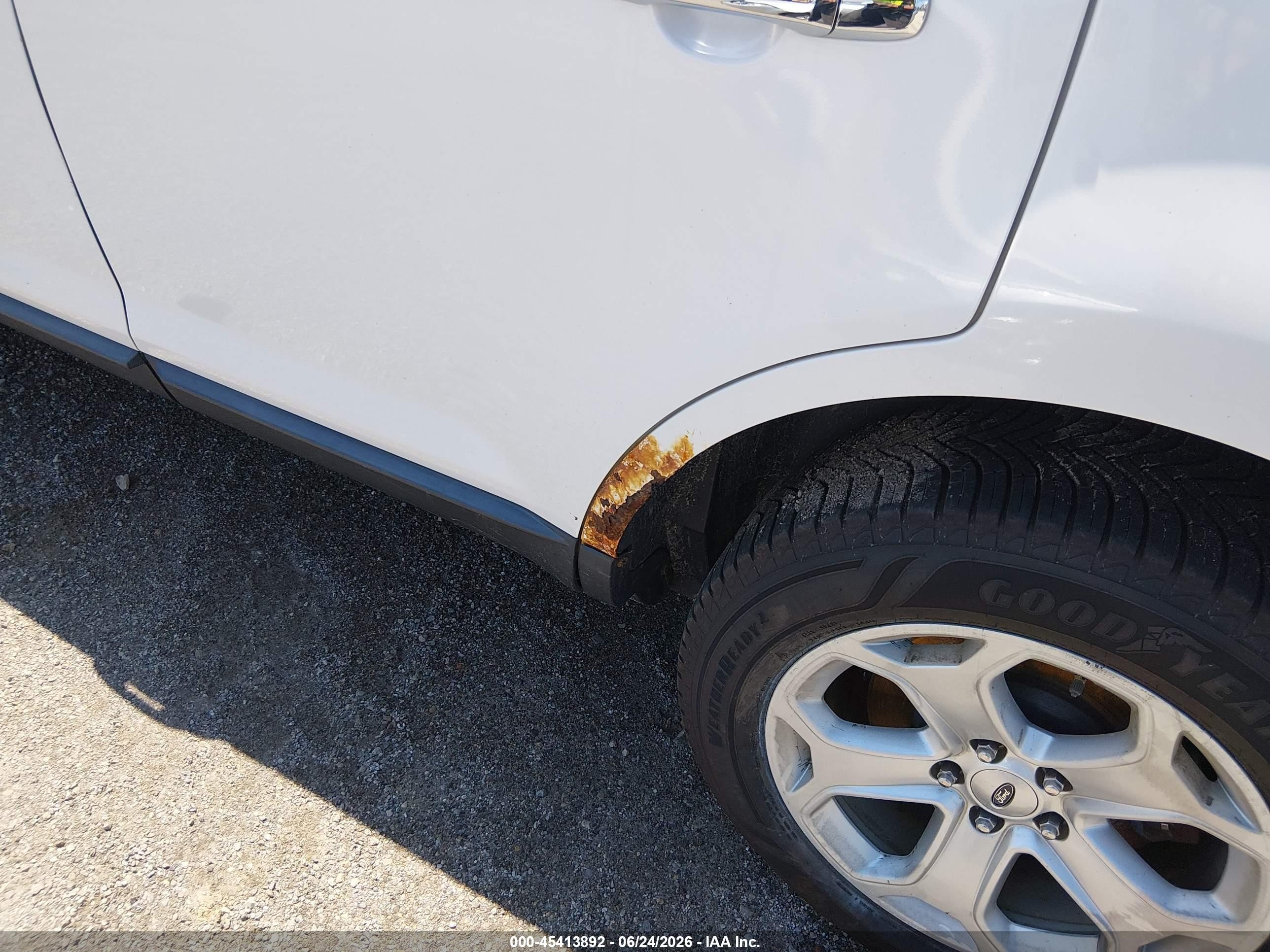 2011 Ford Edge Sel White vin: 2FMDK4JC0BBA38238