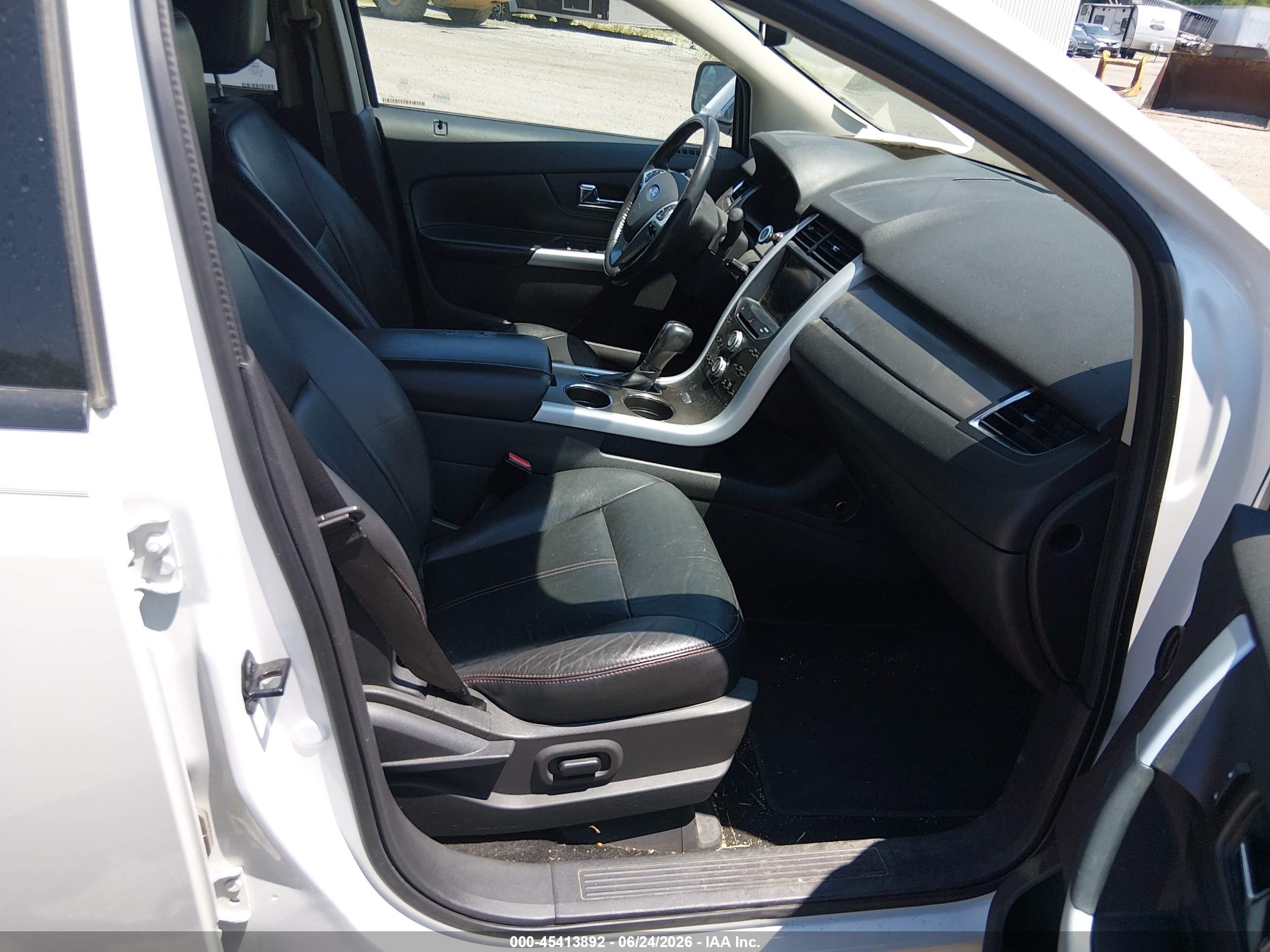 2011 Ford Edge Sel White vin: 2FMDK4JC0BBA38238