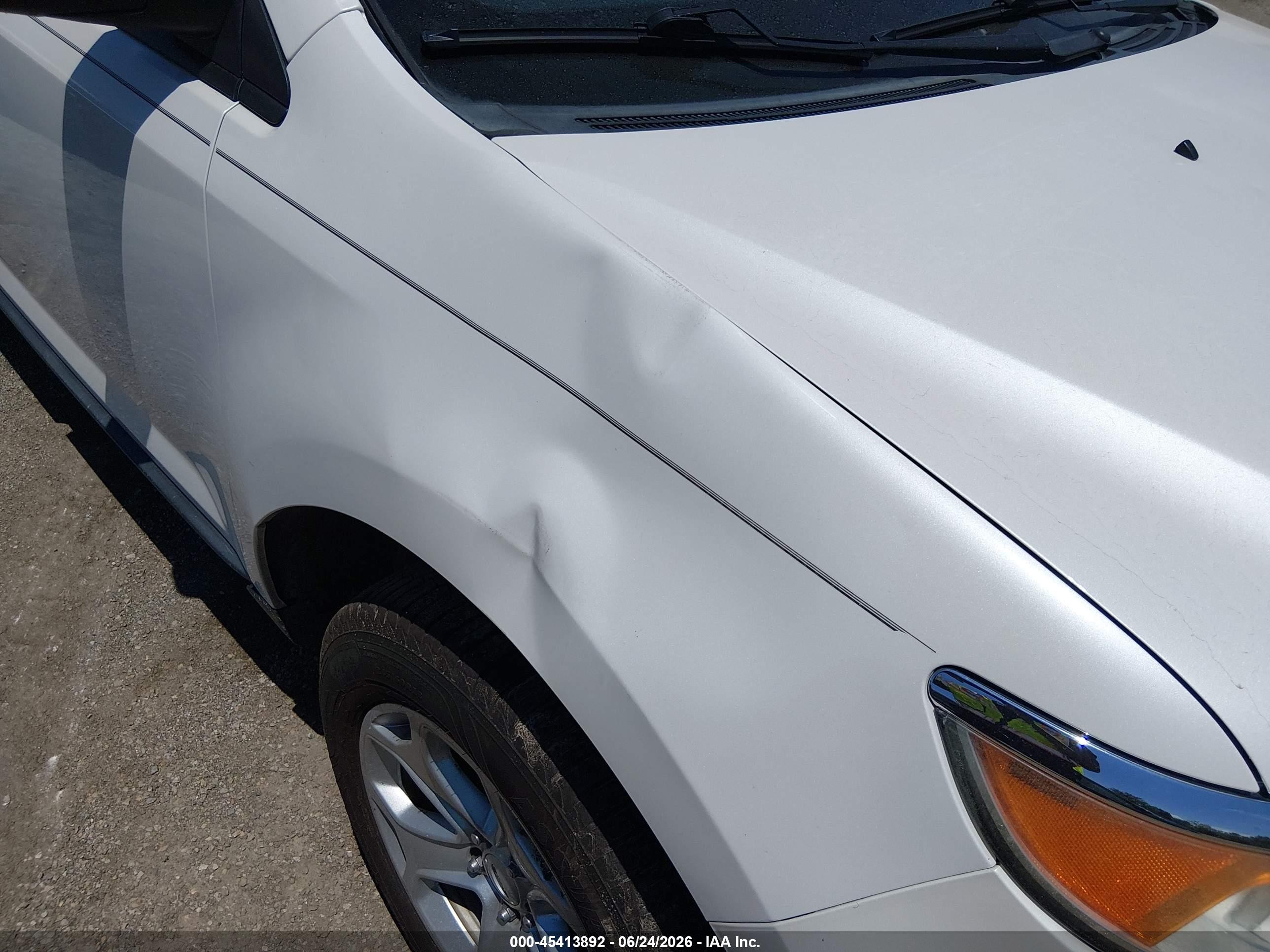 2011 Ford Edge Sel White vin: 2FMDK4JC0BBA38238