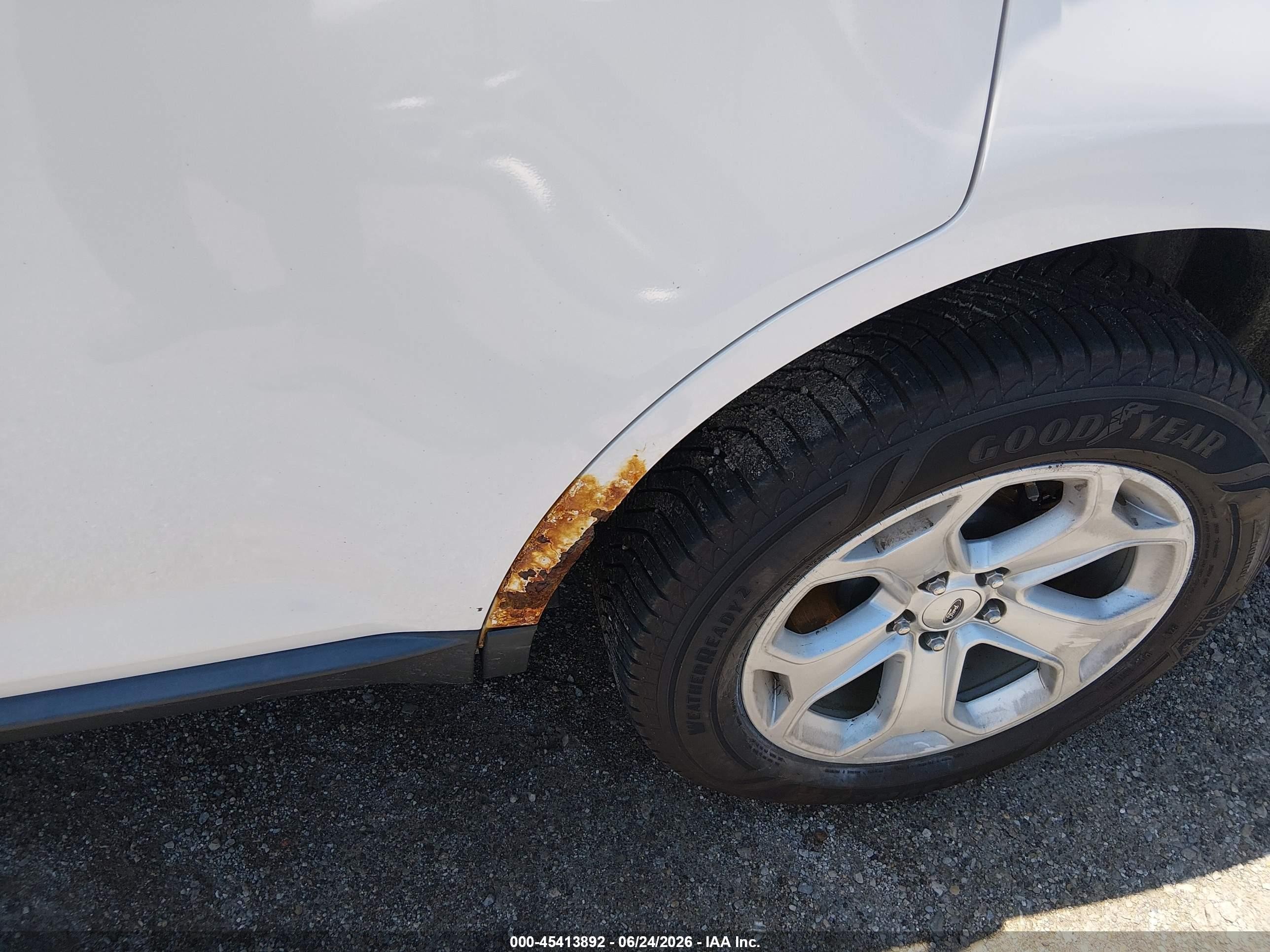 2011 Ford Edge Sel White vin: 2FMDK4JC0BBA38238