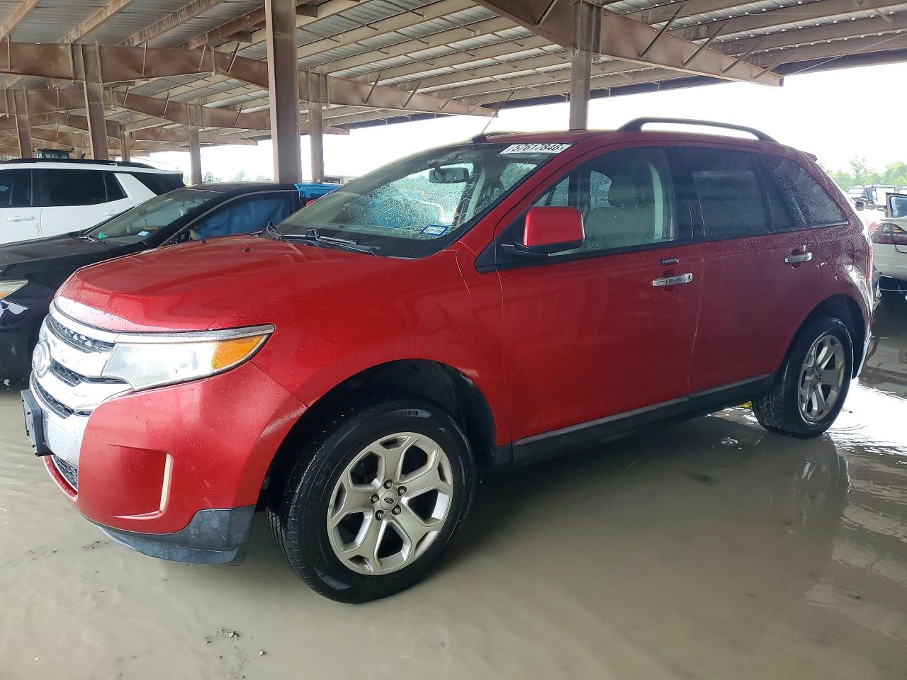 2011 Ford Edge Sel Red vin: 2FMDK4JC0BBA61146