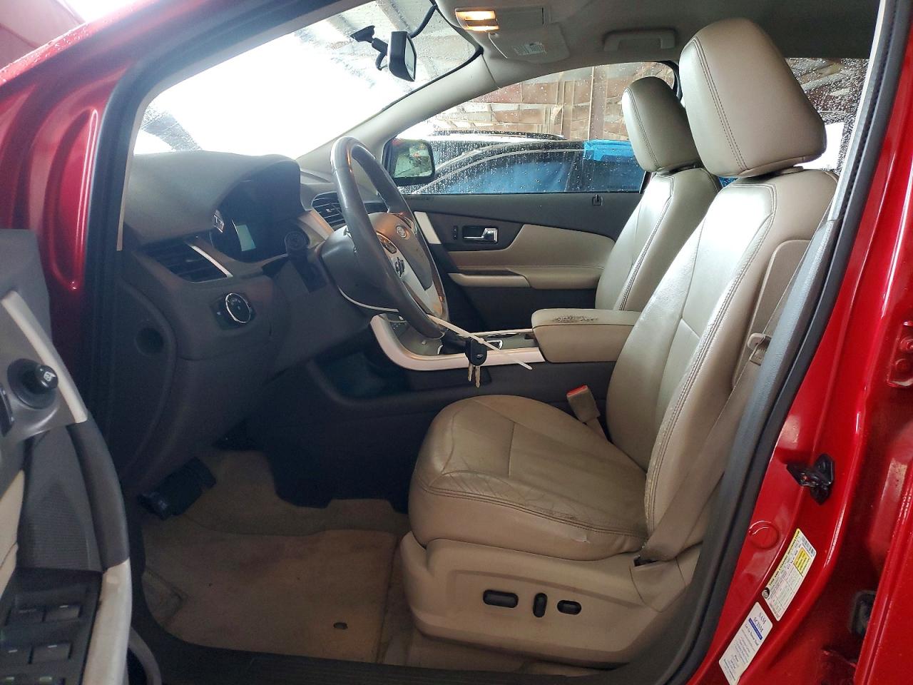 2011 Ford Edge Sel Red vin: 2FMDK4JC0BBA61146