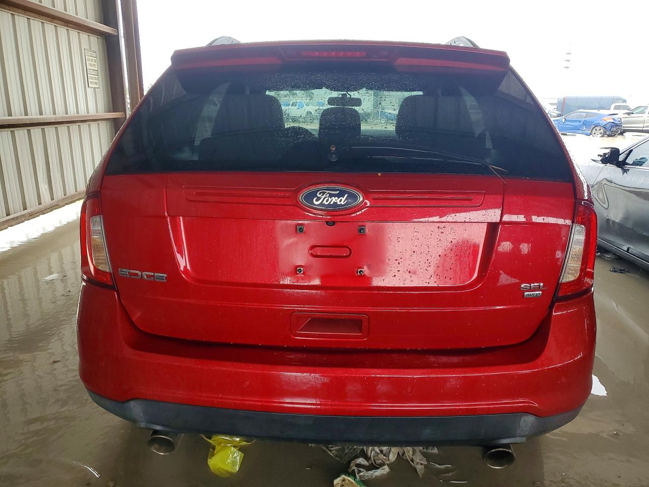 2011 Ford Edge Sel Red vin: 2FMDK4JC0BBA61146
