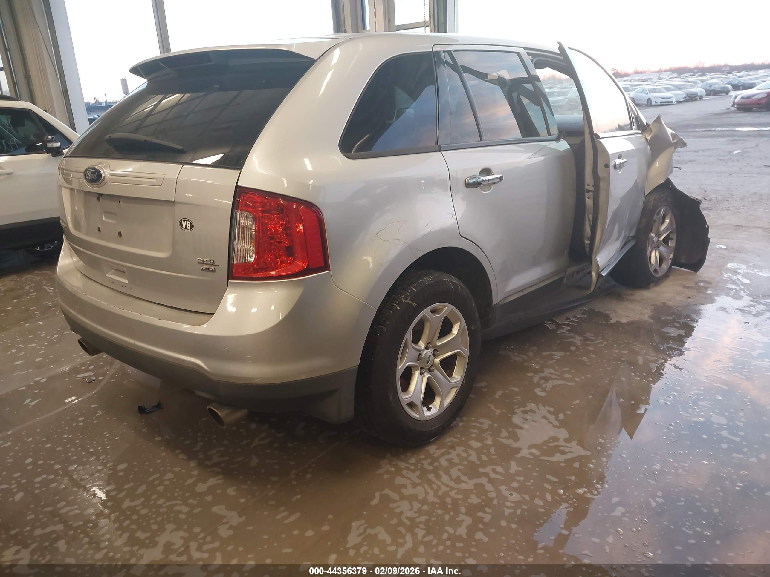 2011 Ford Edge Sel Silver vin: 2FMDK4JC0BBA62989