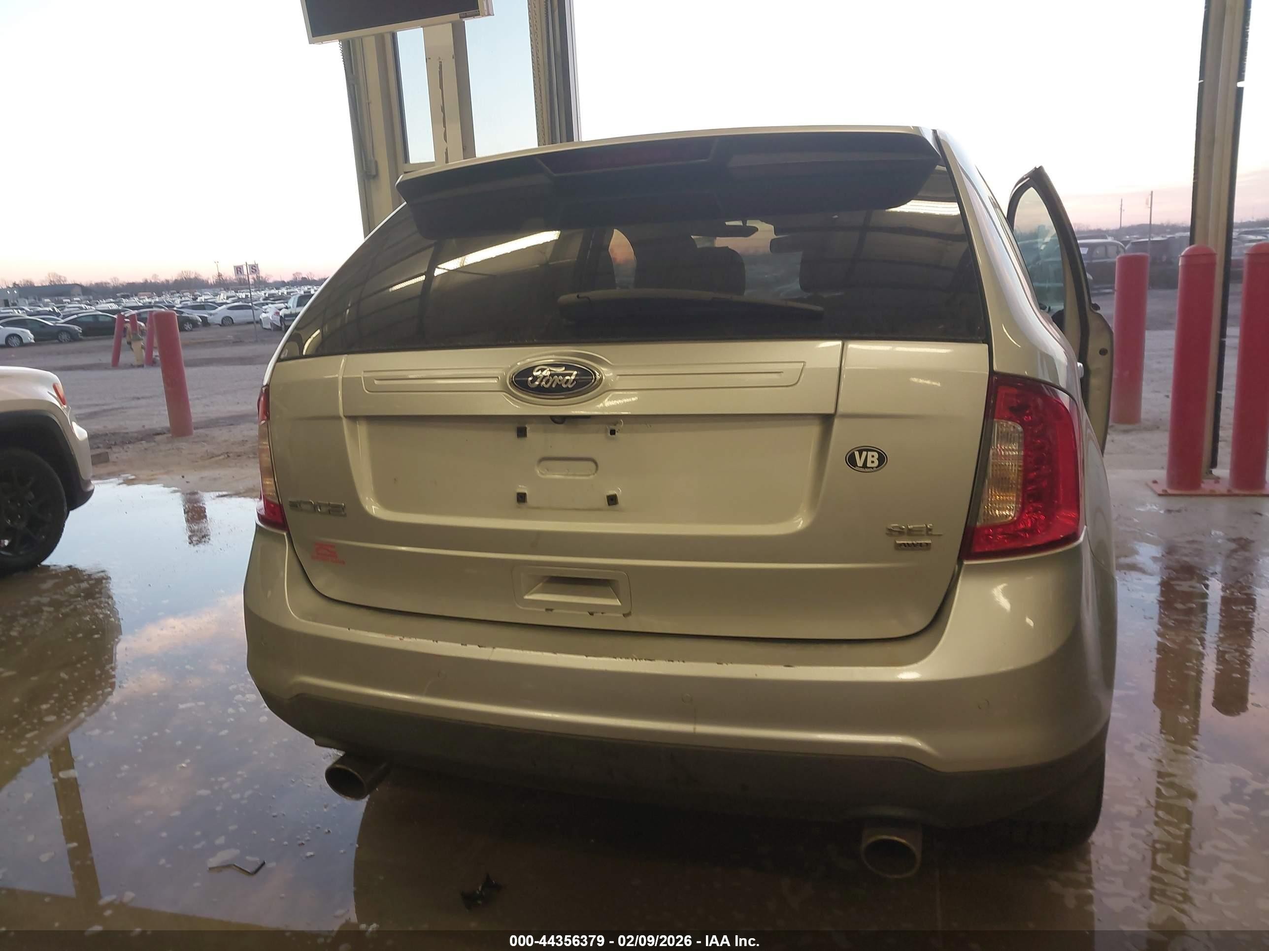 2011 Ford Edge Sel Silver vin: 2FMDK4JC0BBA62989