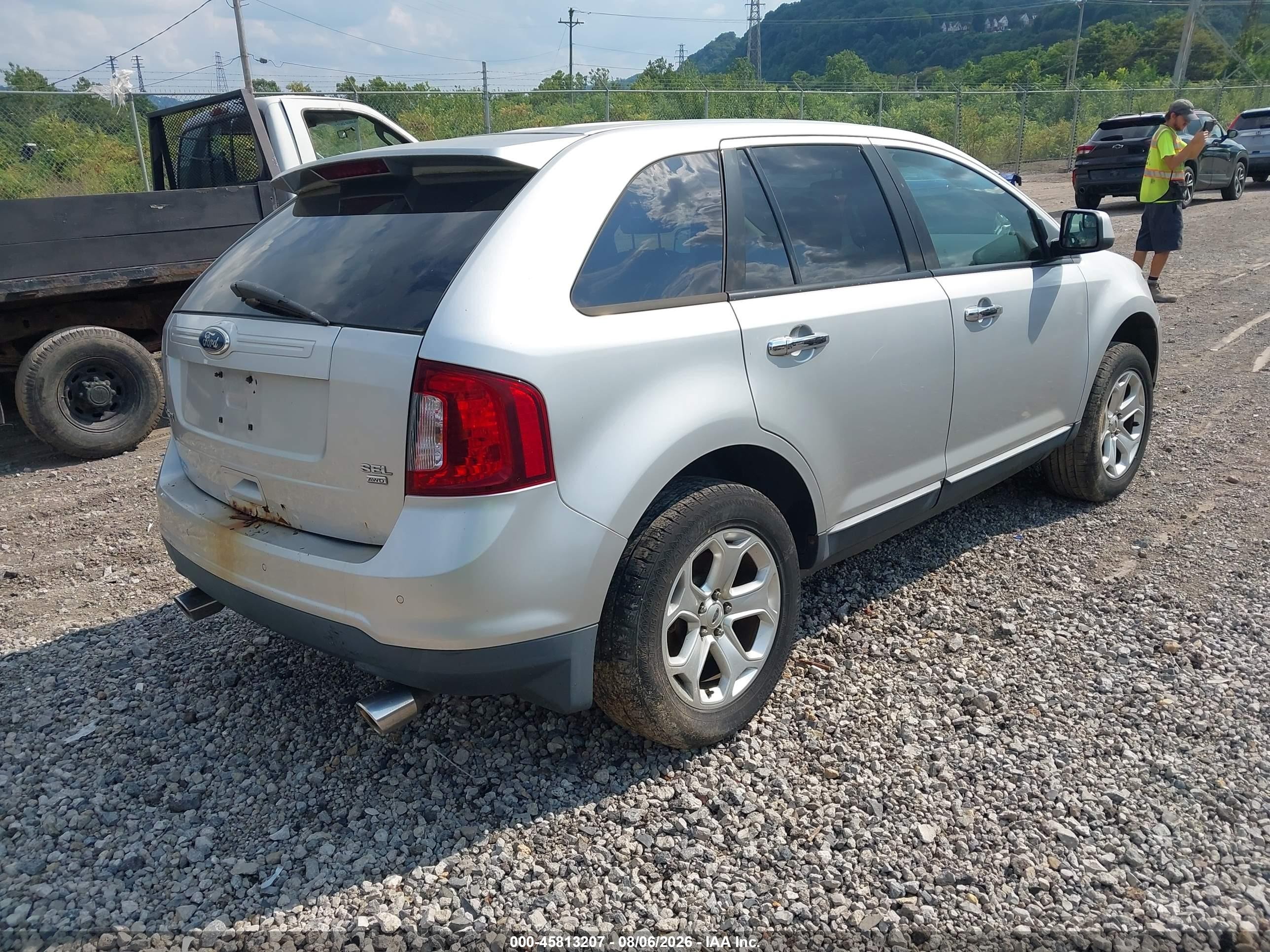 2011 Ford Edge Sel Silver vin: 2FMDK4JC0BBA76259