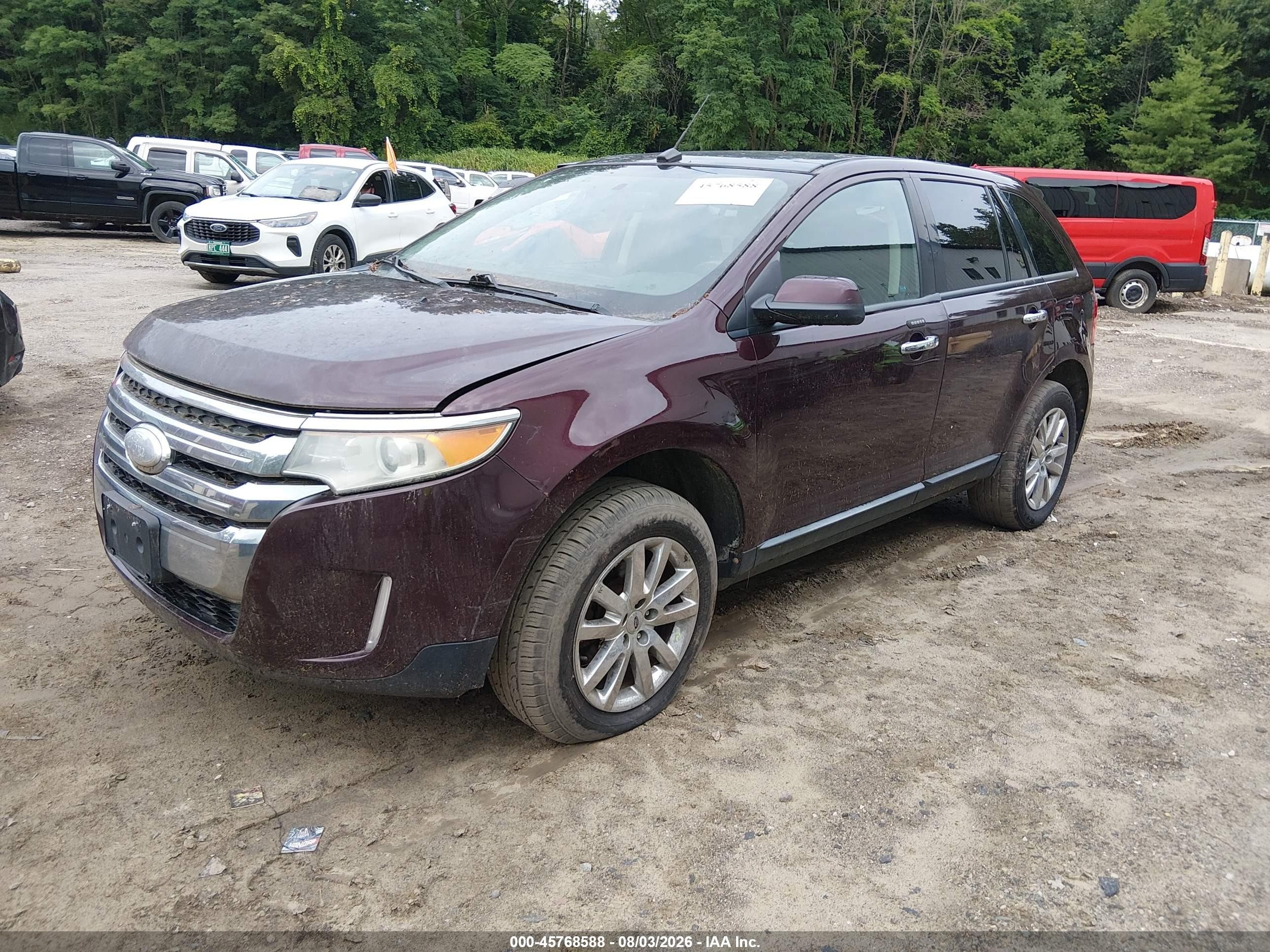 2011 Ford Edge Sel Purple vin: 2FMDK4JC0BBB33592