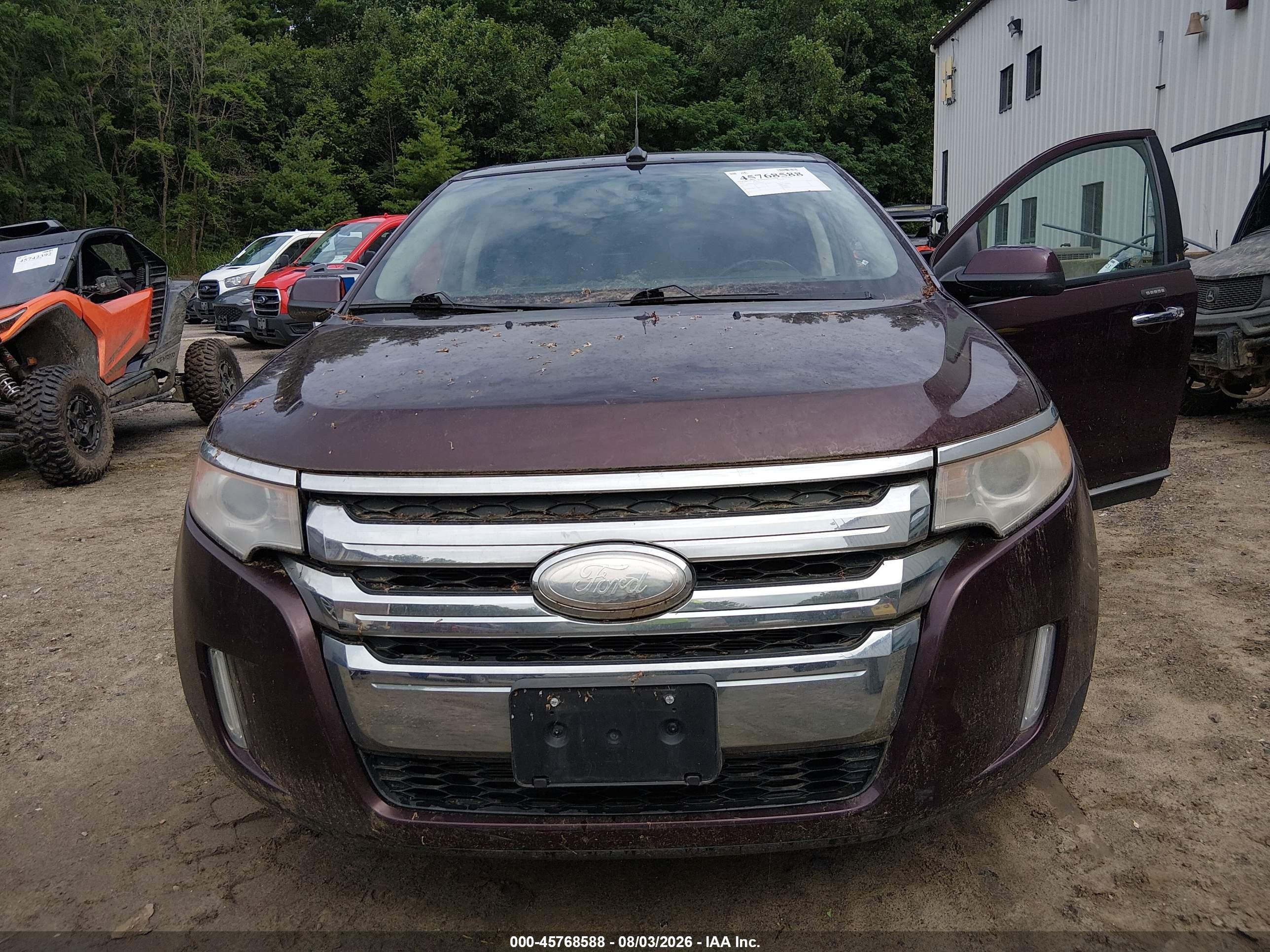 2011 Ford Edge Sel Purple vin: 2FMDK4JC0BBB33592