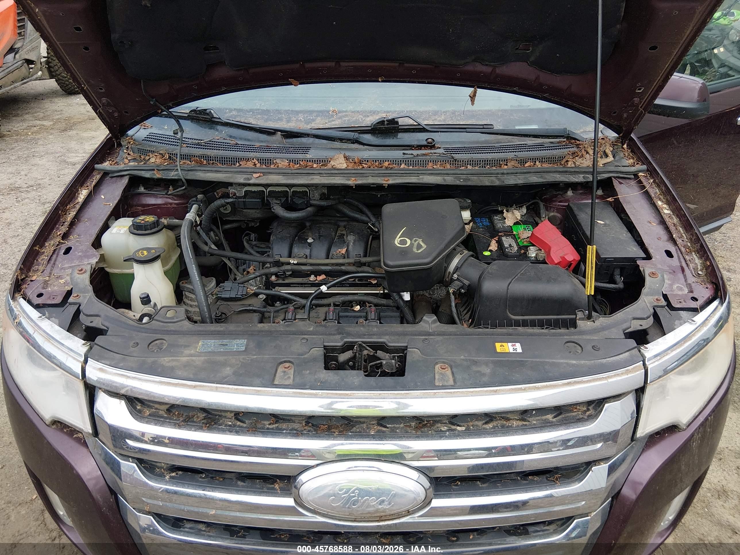 2011 Ford Edge Sel Purple vin: 2FMDK4JC0BBB33592