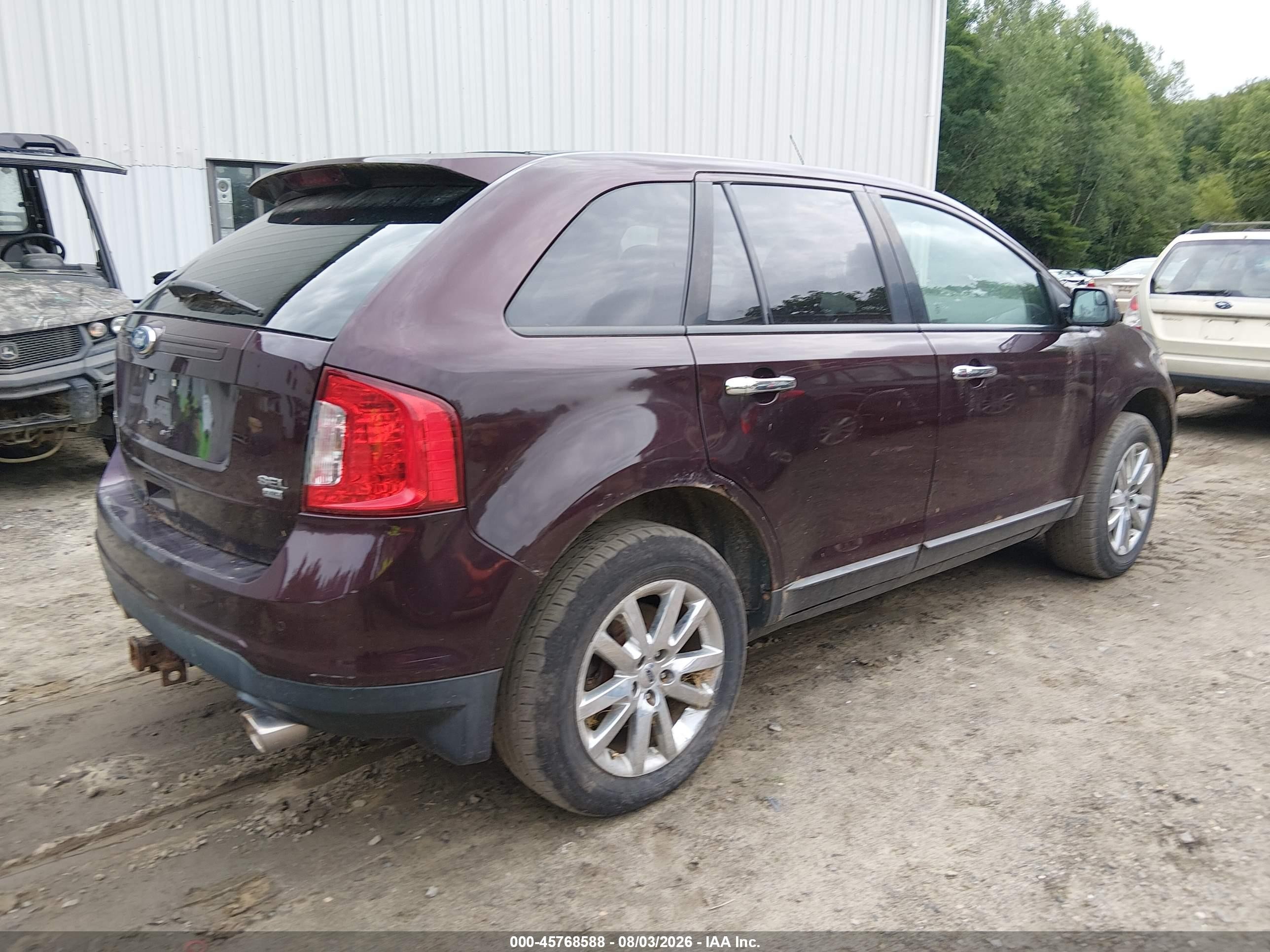 2011 Ford Edge Sel Purple vin: 2FMDK4JC0BBB33592