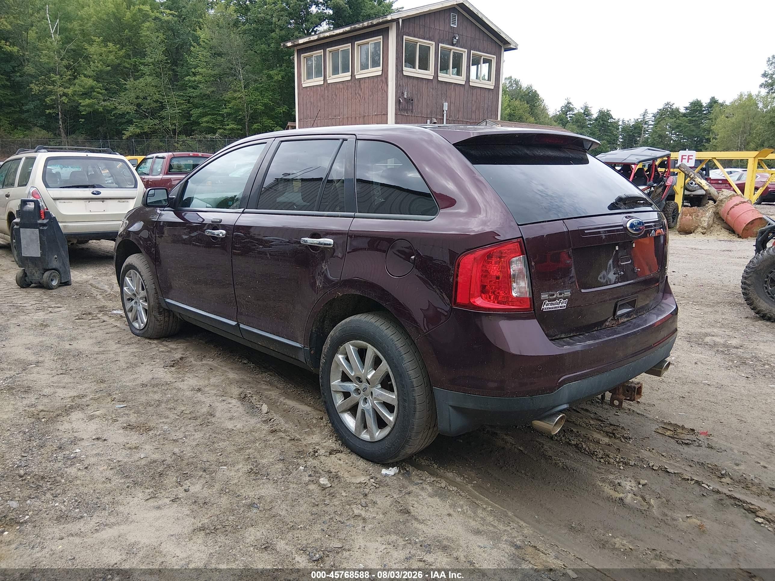 2011 Ford Edge Sel Purple vin: 2FMDK4JC0BBB33592