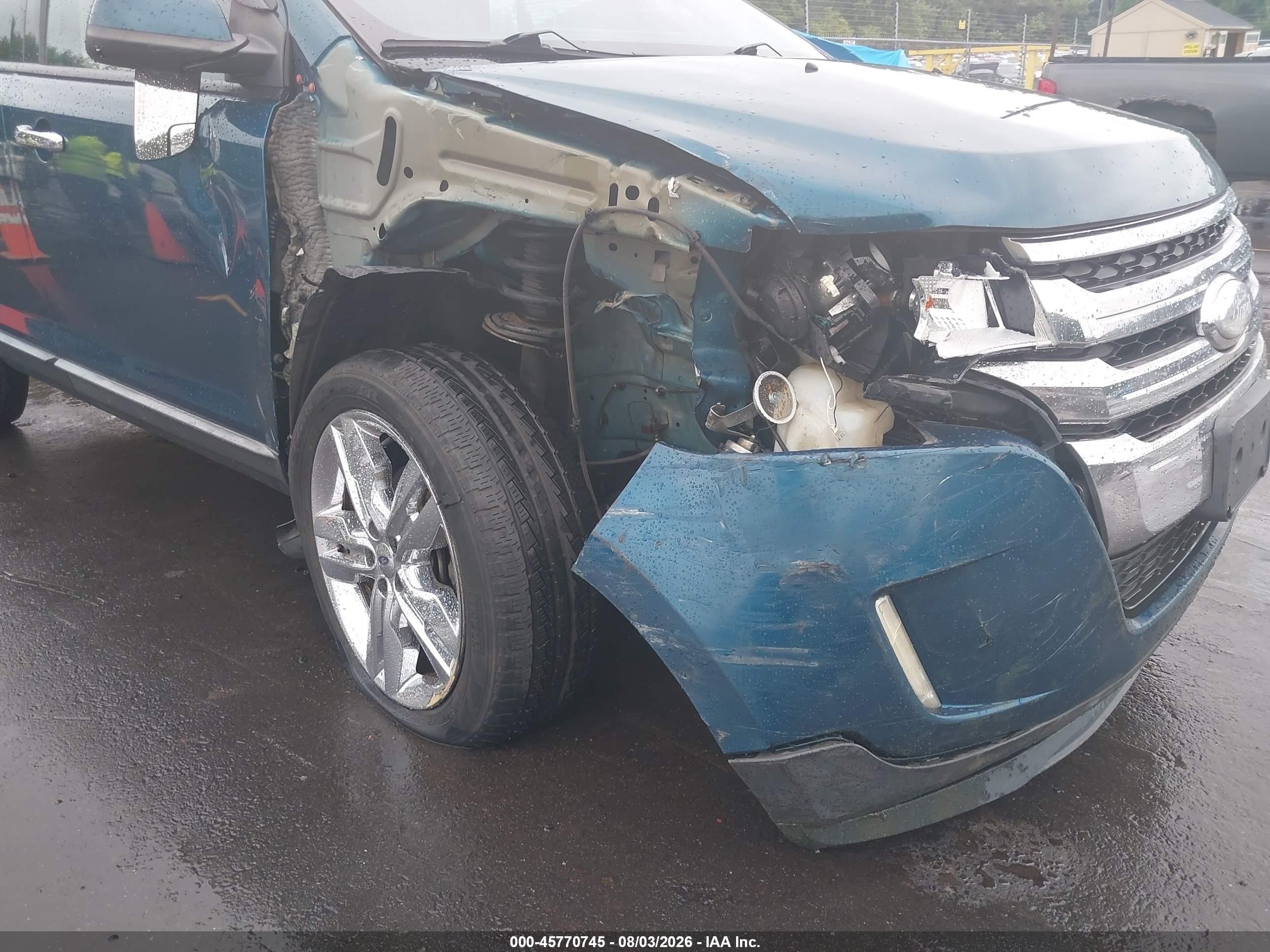 2011 Ford Edge Sel Blue vin: 2FMDK4JC0BBB42552