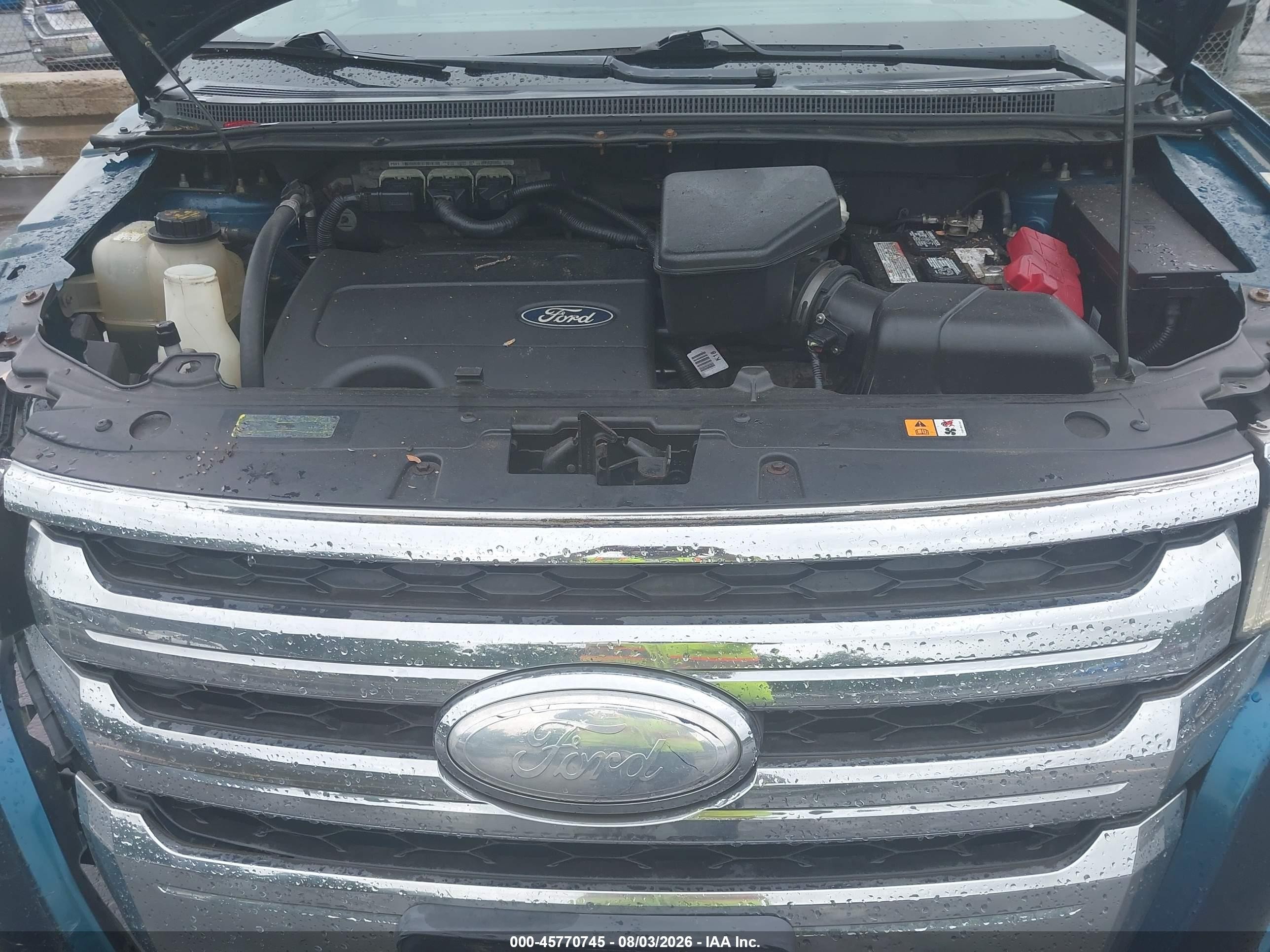 2011 Ford Edge Sel Blue vin: 2FMDK4JC0BBB42552