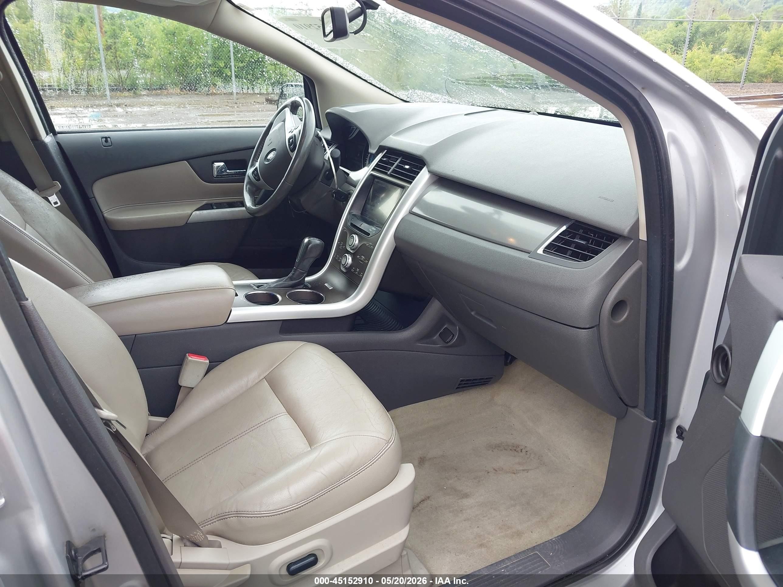 2012 Ford Edge Sel Silver vin: 2FMDK4JC0CBA06407