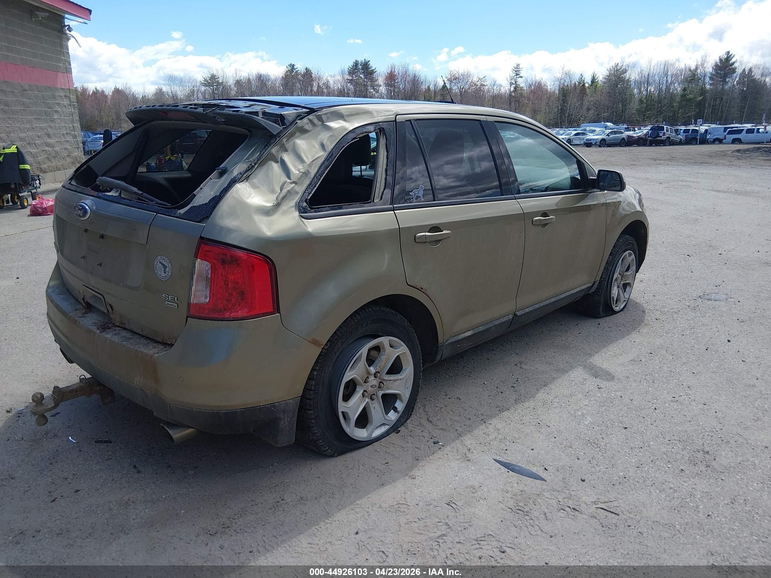2012 Ford Edge Sel Зеленый vin: 2FMDK4JC0CBA11090