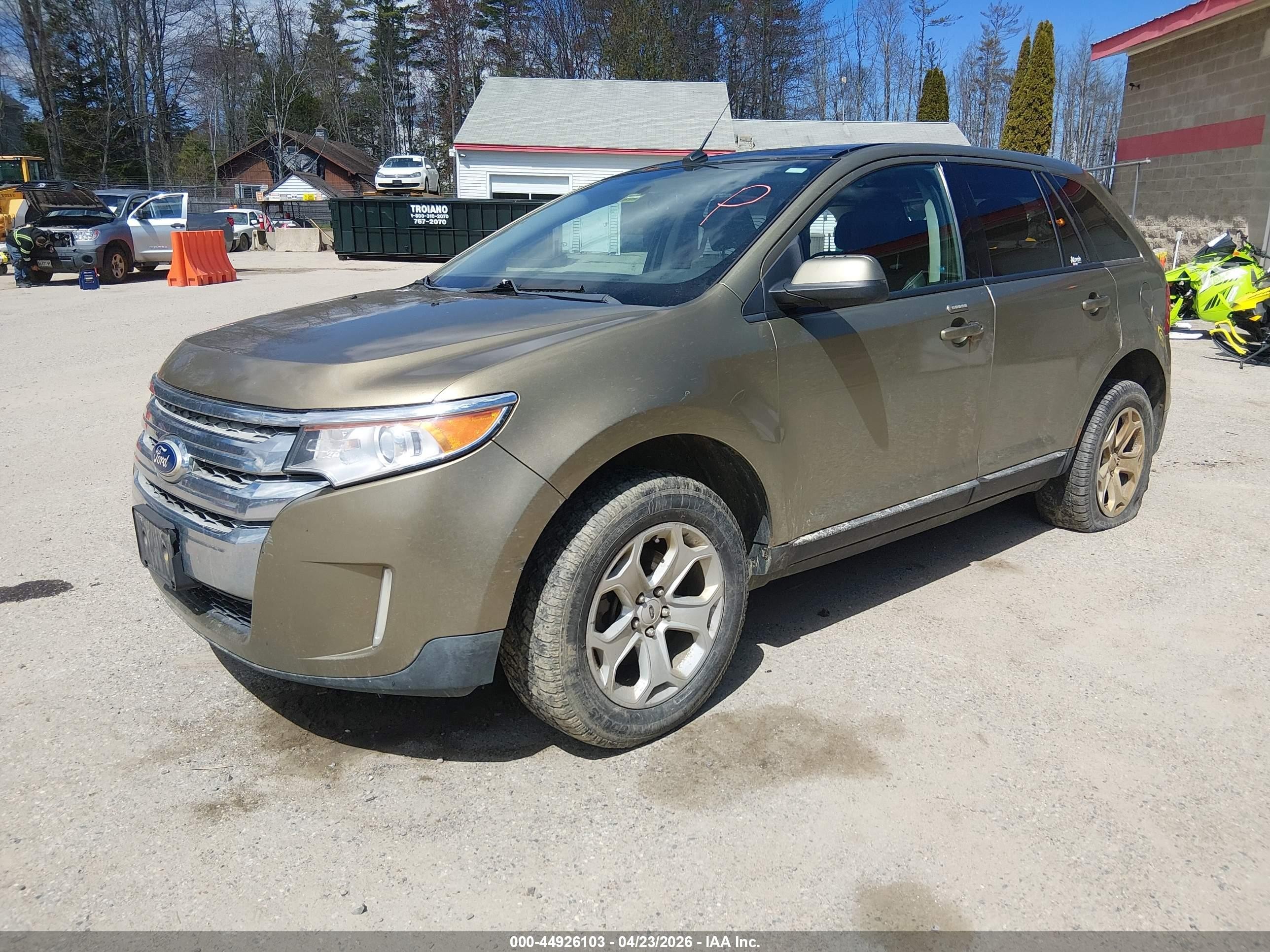 2012 Ford Edge Sel Зеленый vin: 2FMDK4JC0CBA11090