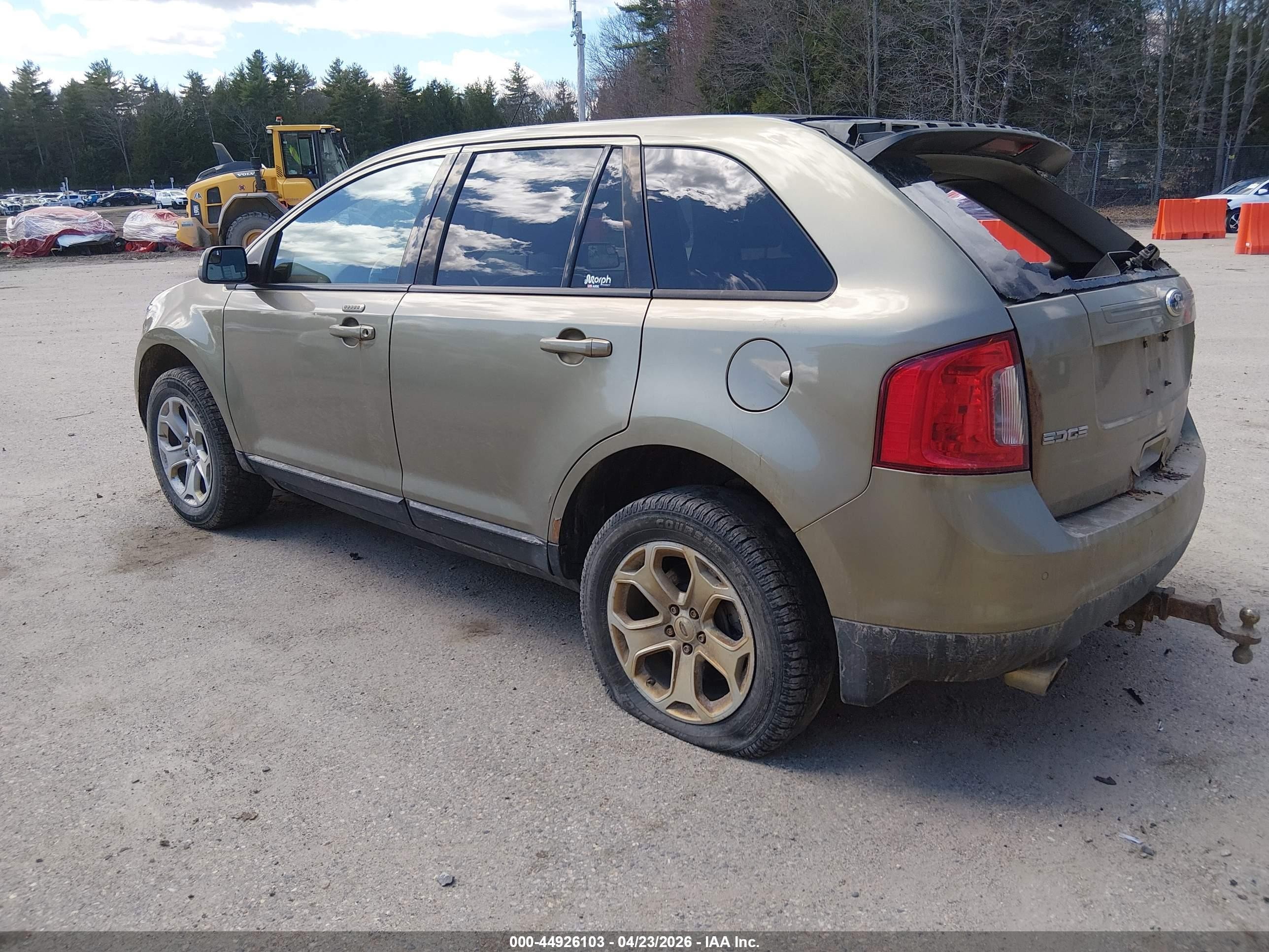 2012 Ford Edge Sel Зеленый vin: 2FMDK4JC0CBA11090
