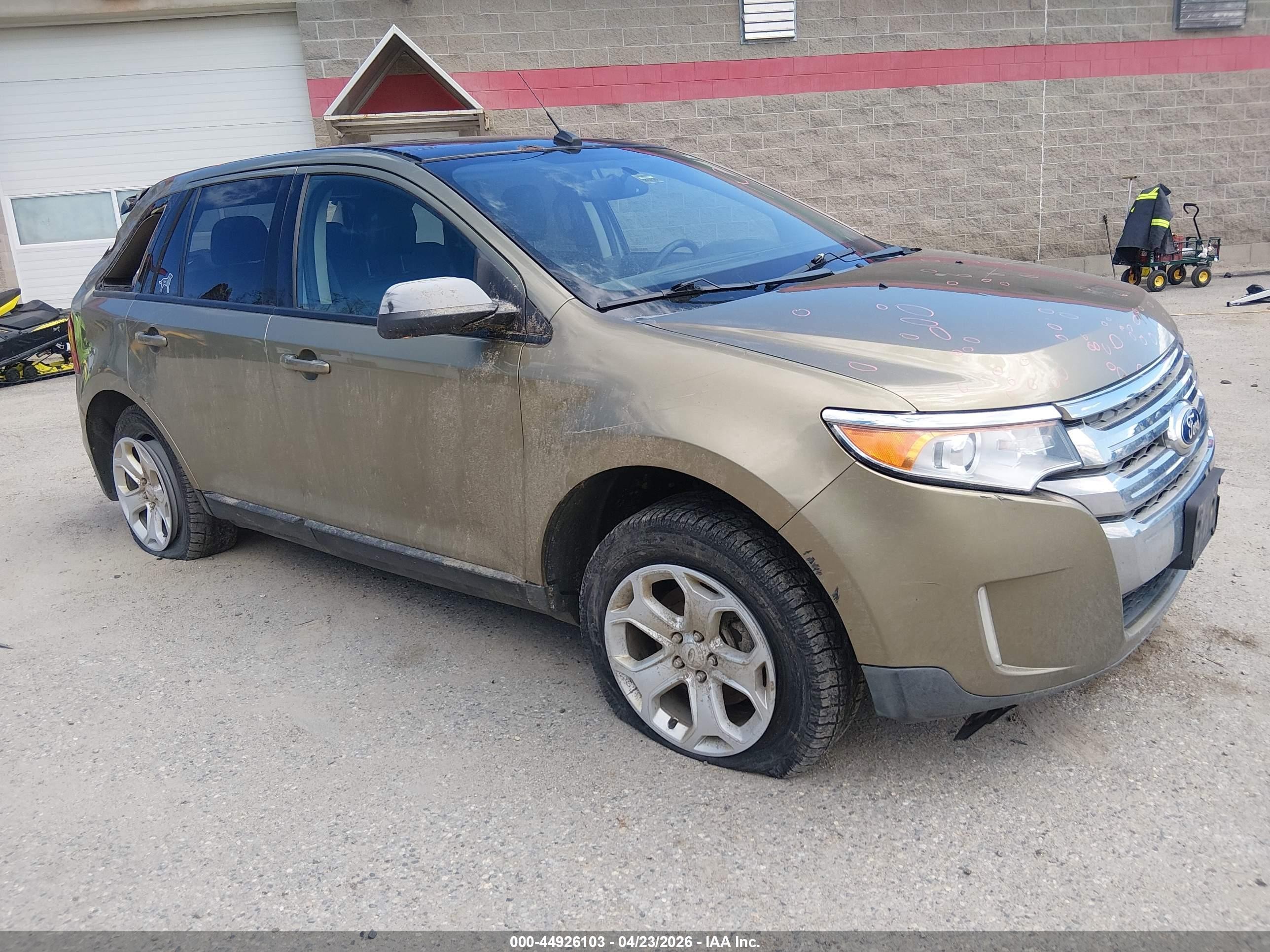 2012 Ford Edge Sel Green vin: 2FMDK4JC0CBA11090