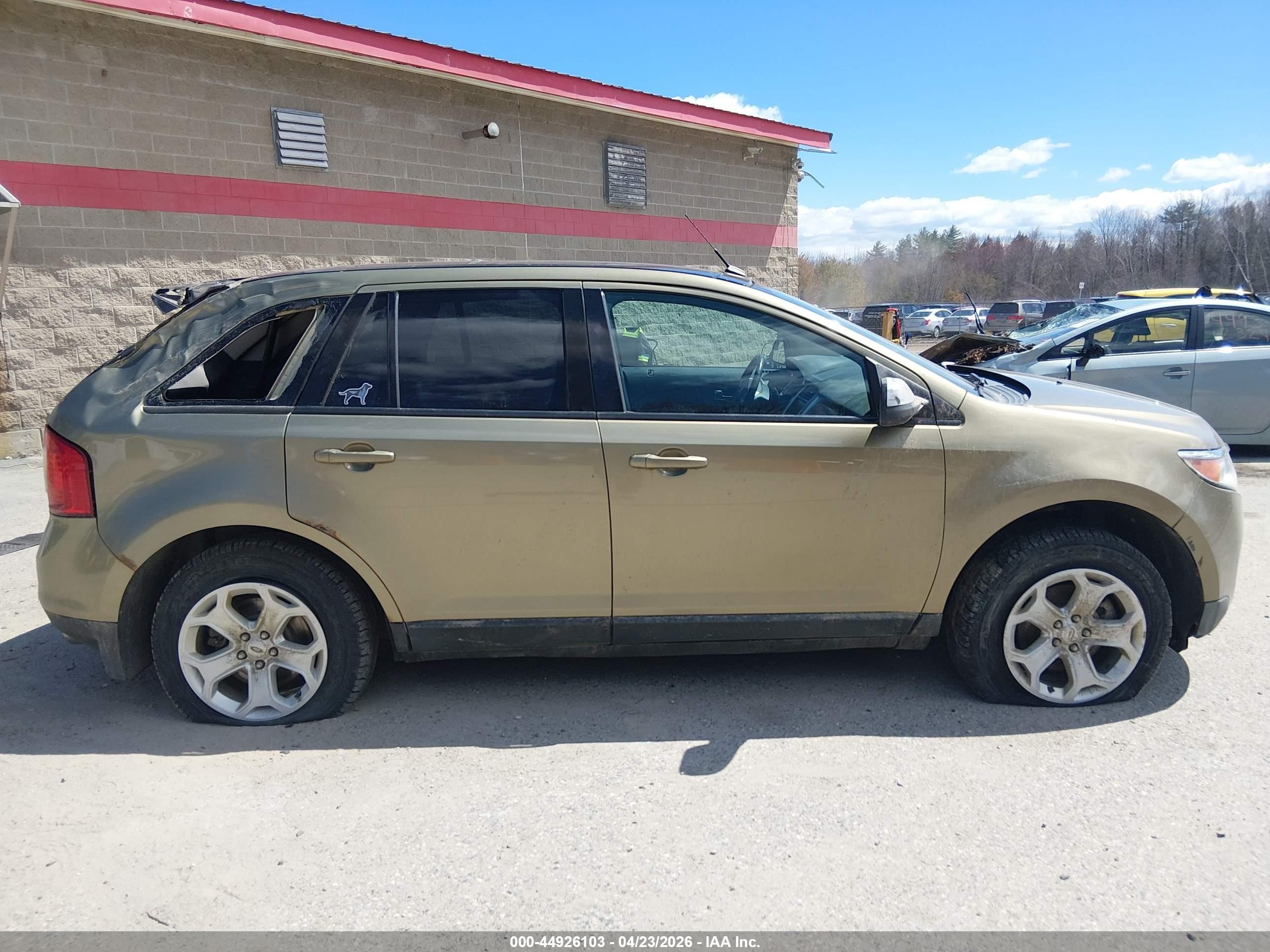 2012 Ford Edge Sel Зеленый vin: 2FMDK4JC0CBA11090