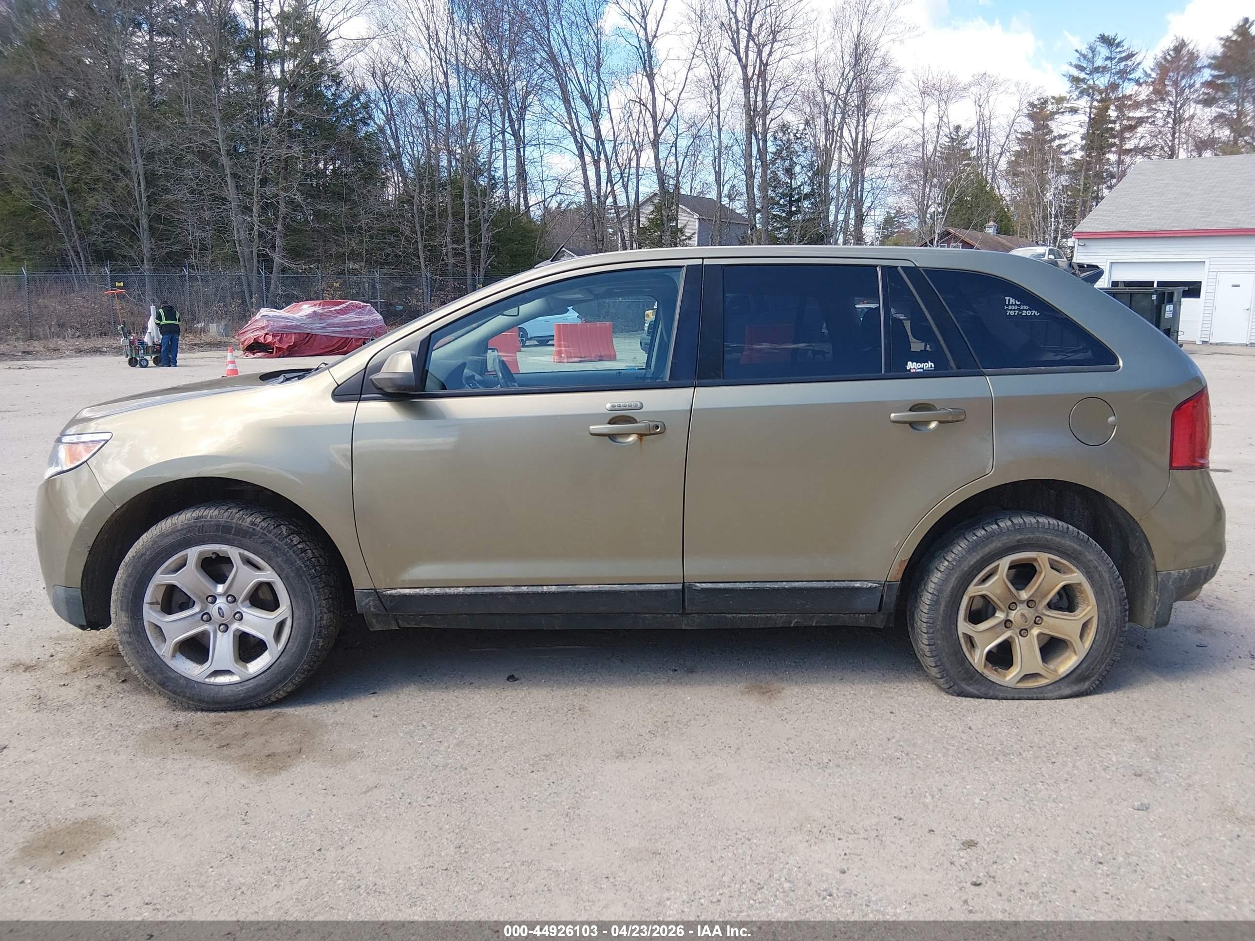 2012 Ford Edge Sel Зеленый vin: 2FMDK4JC0CBA11090