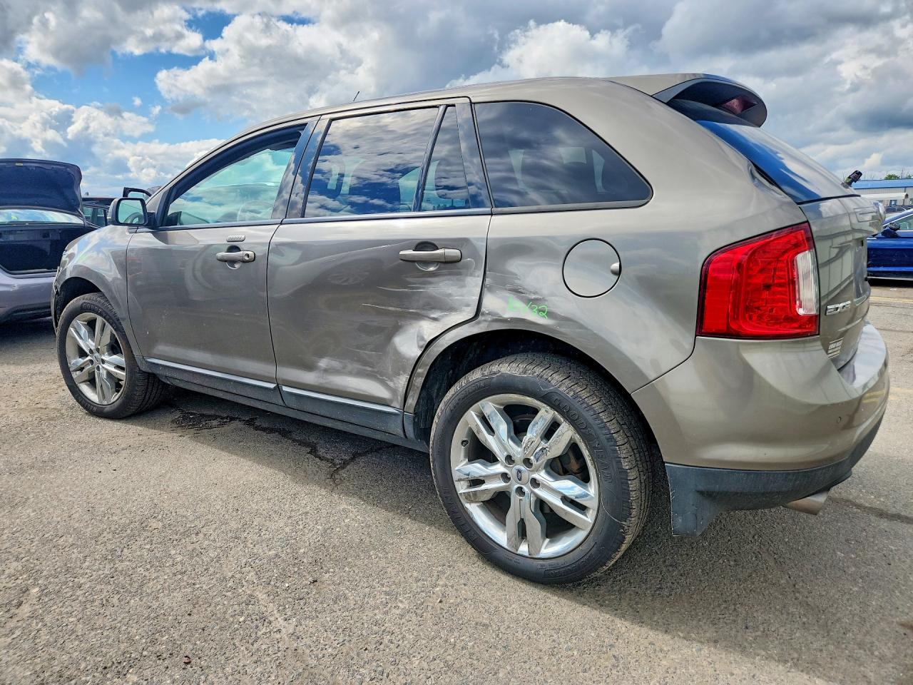 2012 Ford Edge Sel Gray vin: 2FMDK4JC0CBA76747