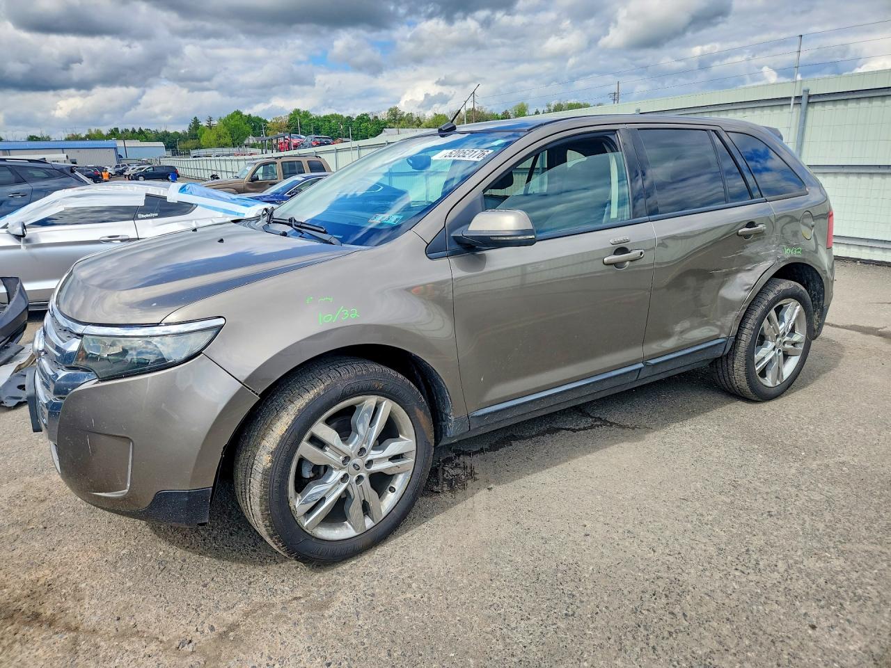 2012 Ford Edge Sel Gray vin: 2FMDK4JC0CBA76747