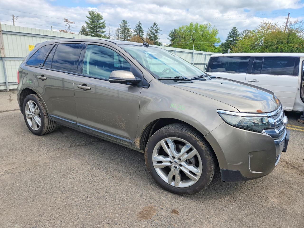 2012 Ford Edge Sel Gray vin: 2FMDK4JC0CBA76747