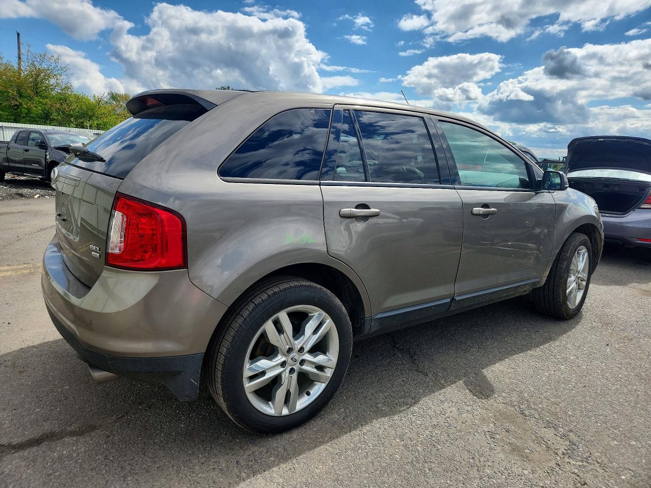 2012 Ford Edge Sel Gray vin: 2FMDK4JC0CBA76747
