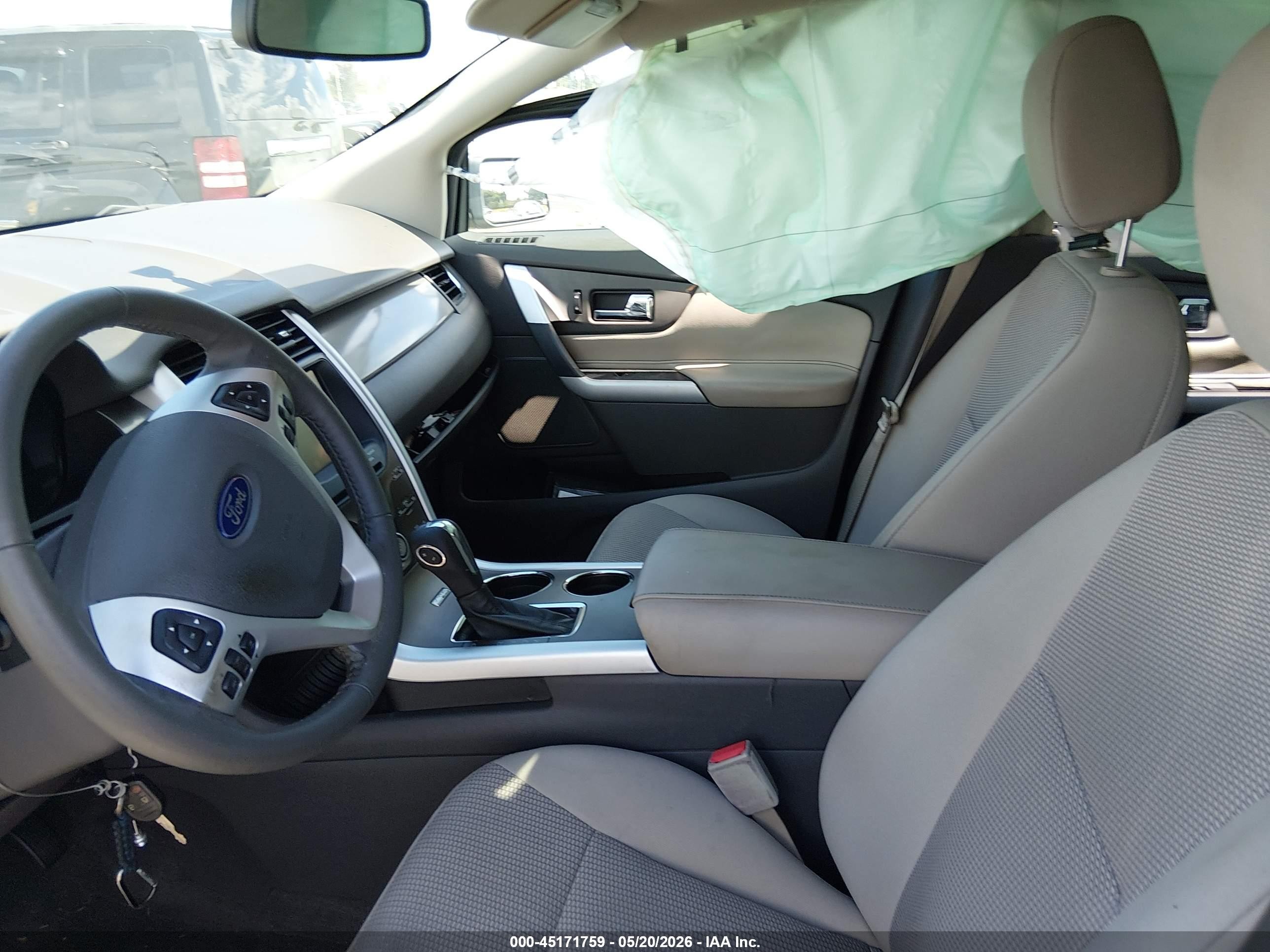 2012 Ford Edge Sel White vin: 2FMDK4JC0CBA77719