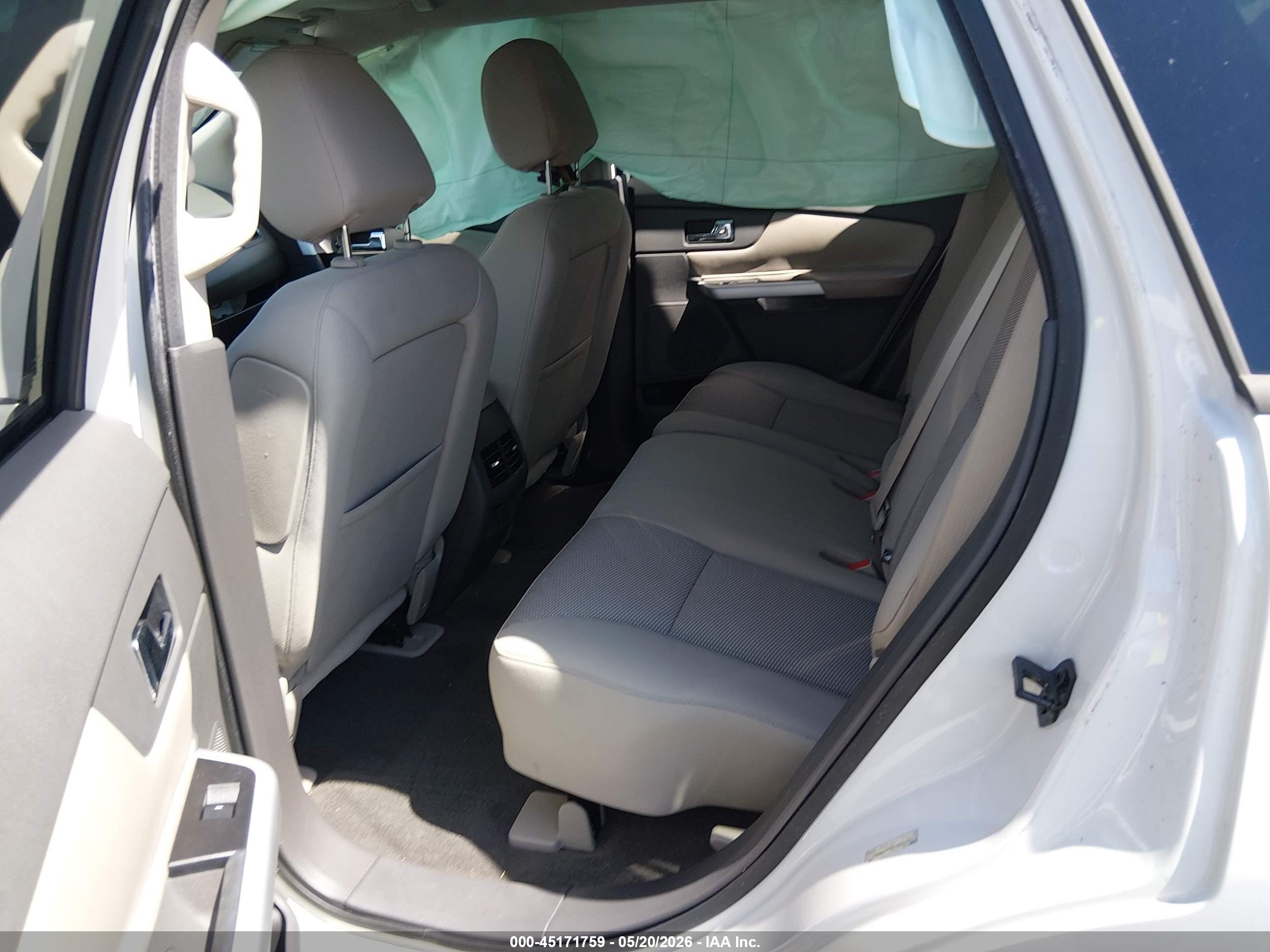 2012 Ford Edge Sel White vin: 2FMDK4JC0CBA77719