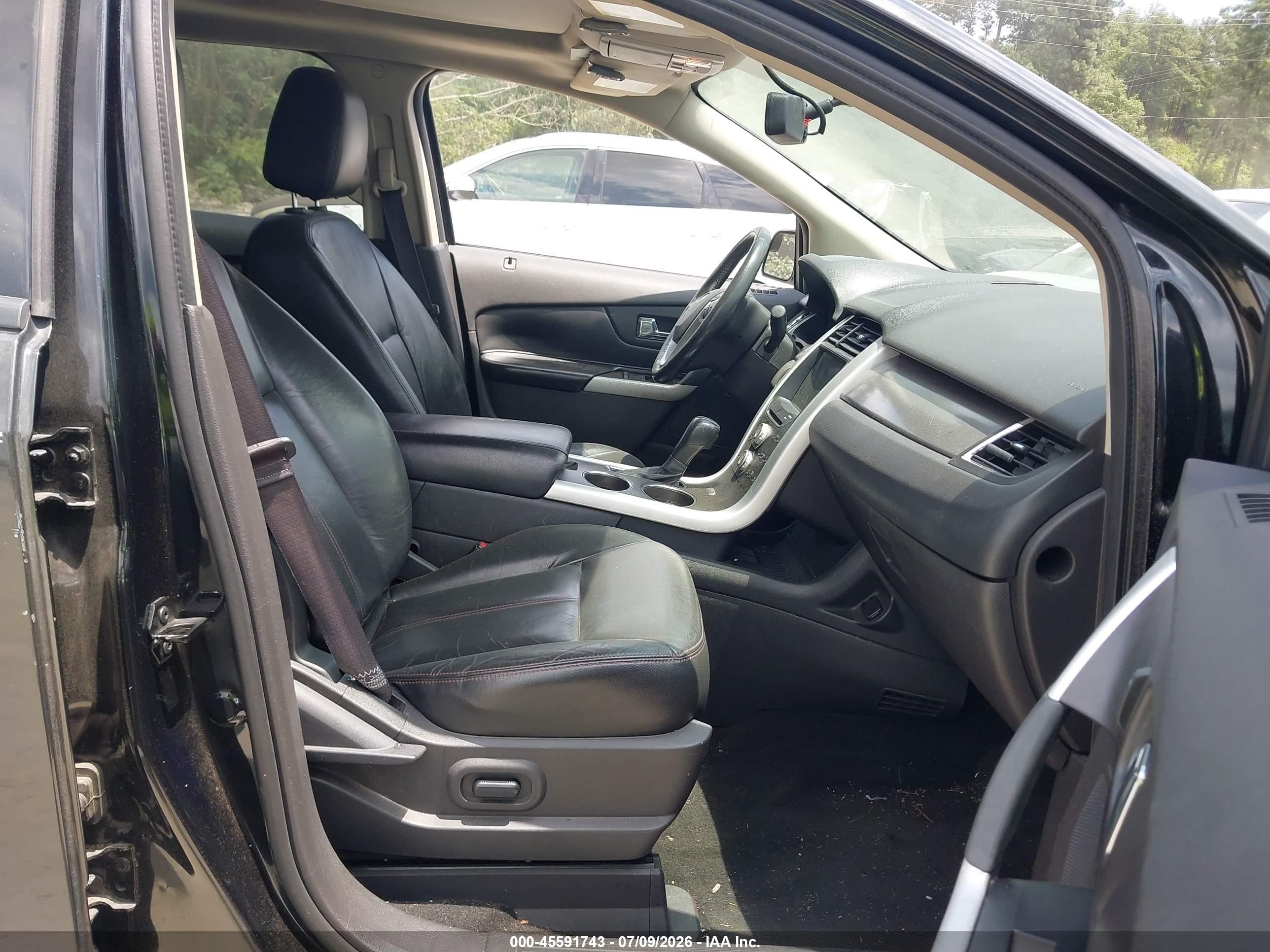 2012 Ford Edge Sel Black vin: 2FMDK4JC0CBA95637