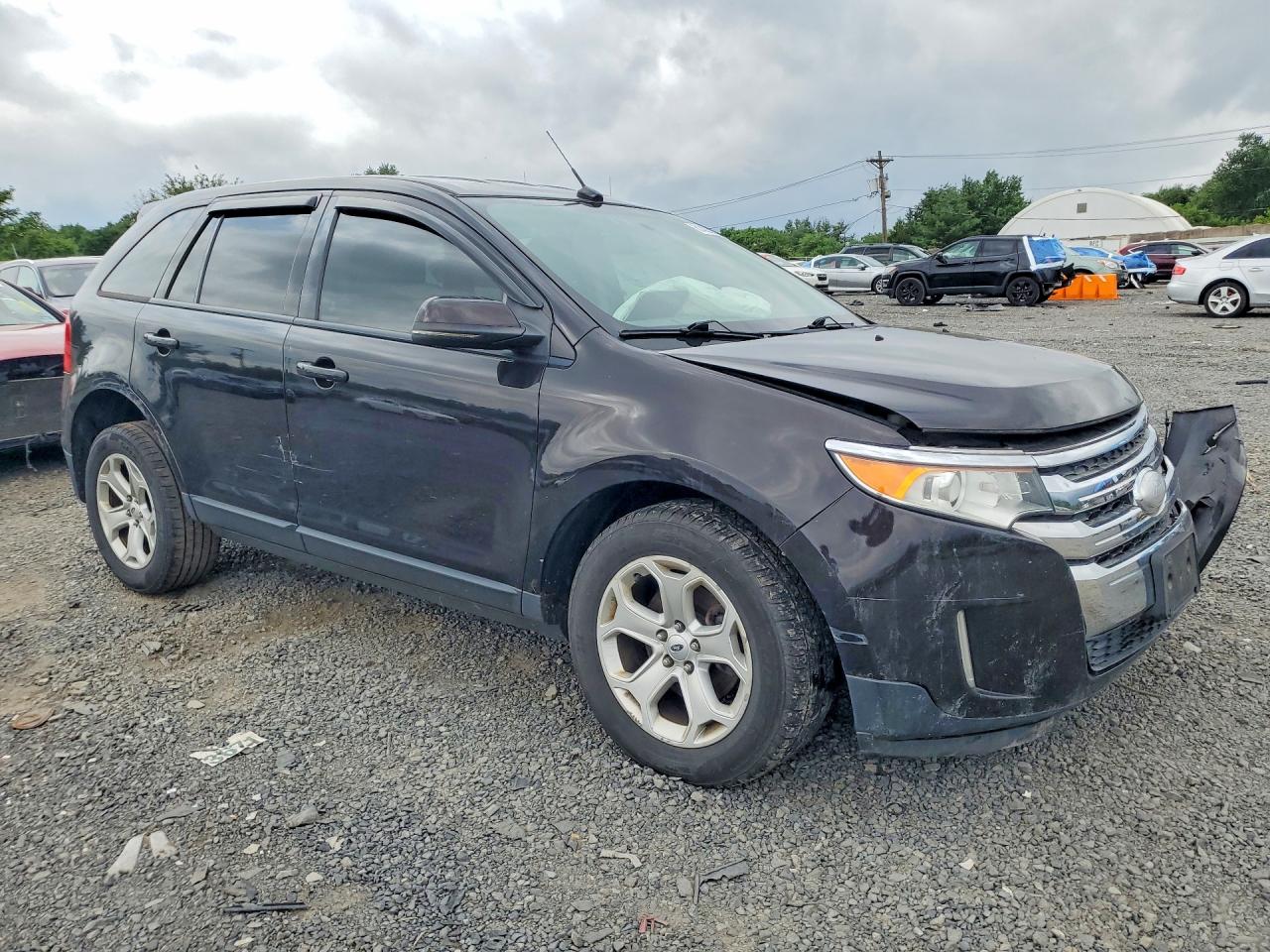 2013 Ford Edge Sel Black vin: 2FMDK4JC0DBA39621