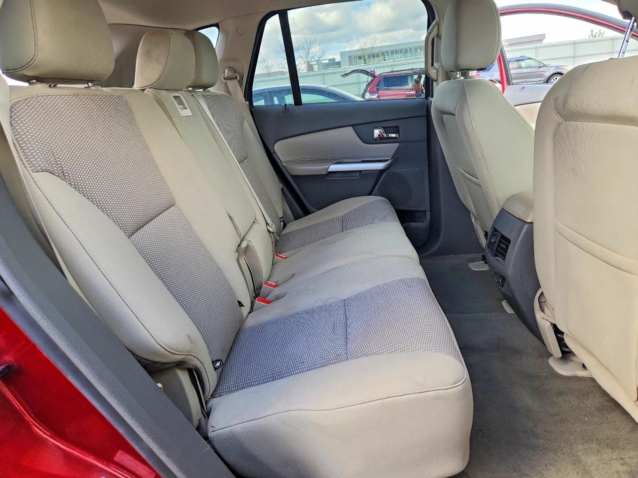 2013 Ford Edge Sel Red vin: 2FMDK4JC0DBA44883
