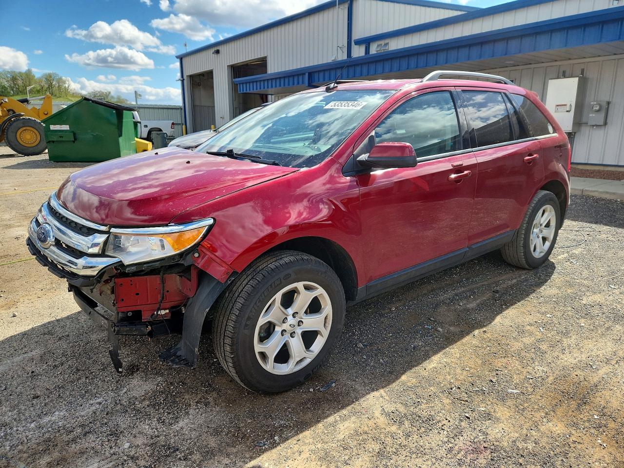 2013 Ford Edge Sel Red vin: 2FMDK4JC0DBA44883