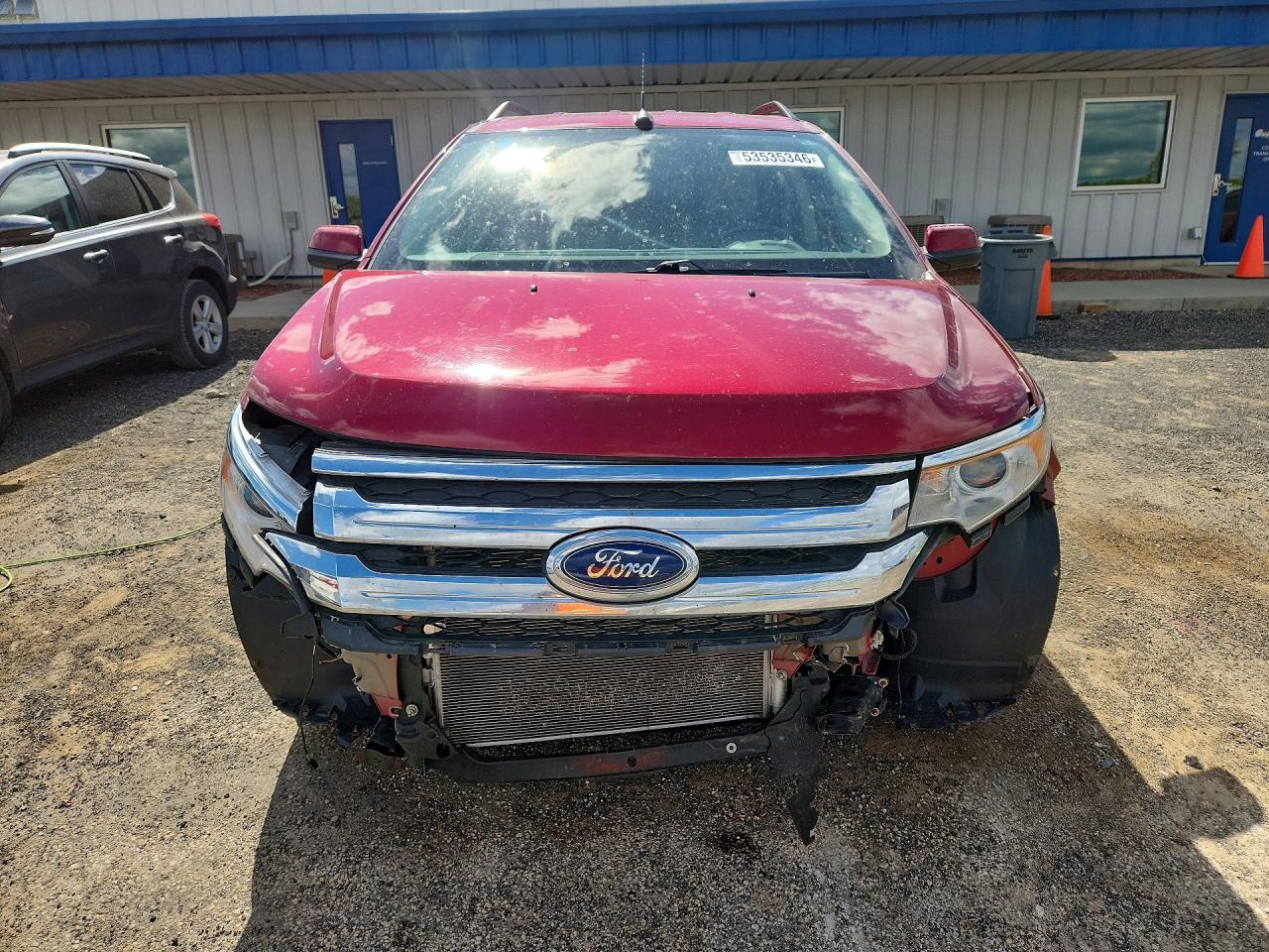 2013 Ford Edge Sel Red vin: 2FMDK4JC0DBA44883