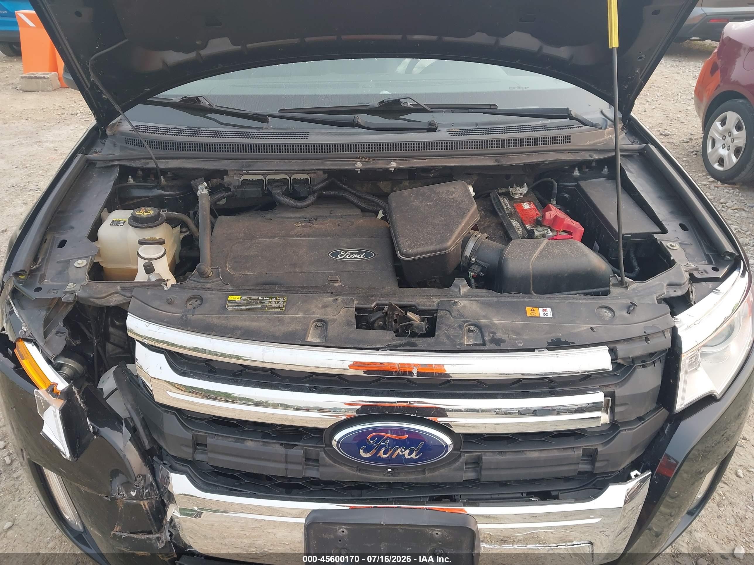 2013 Ford Edge Sel Black vin: 2FMDK4JC0DBB13961