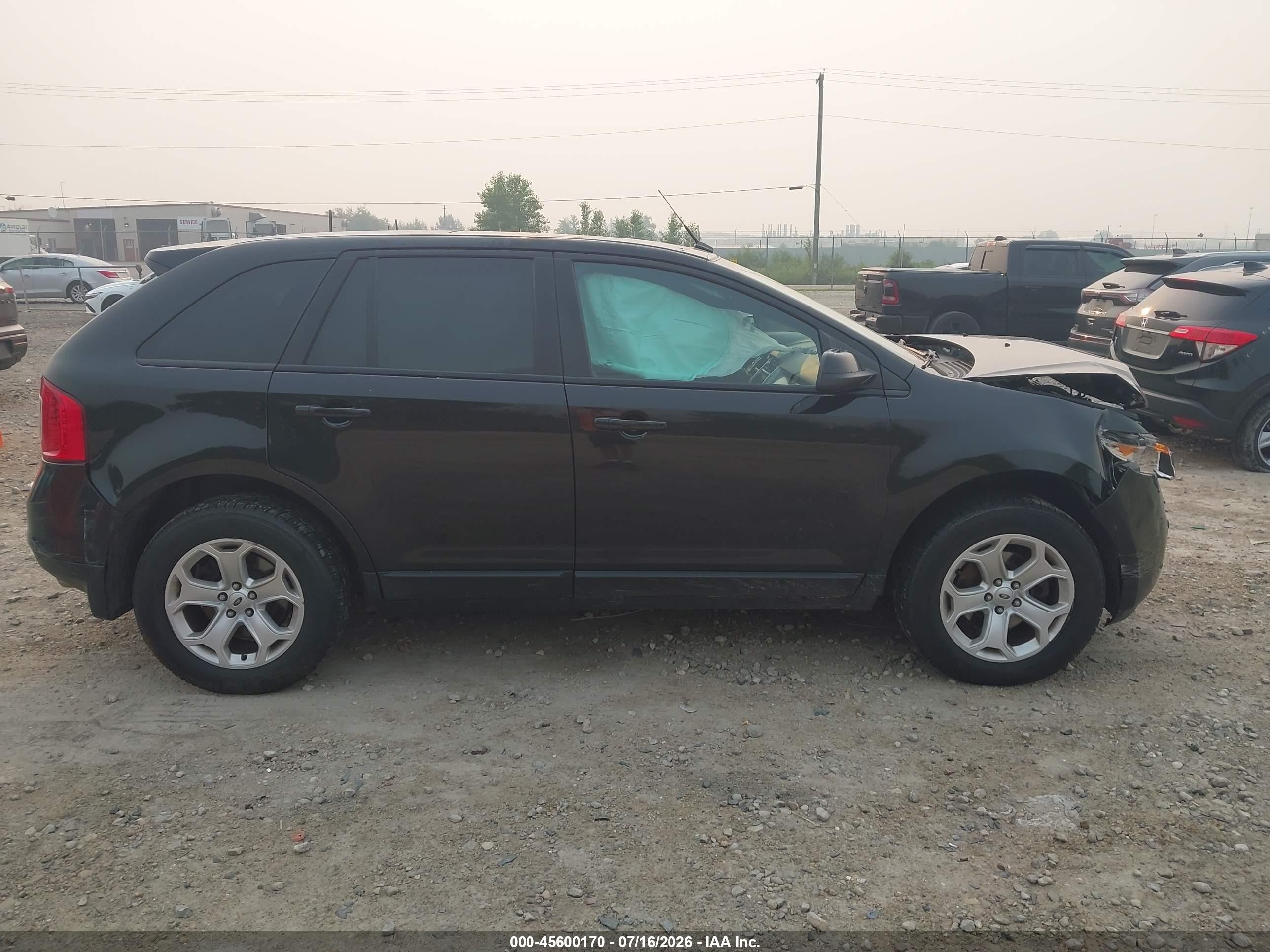 2013 Ford Edge Sel Black vin: 2FMDK4JC0DBB13961