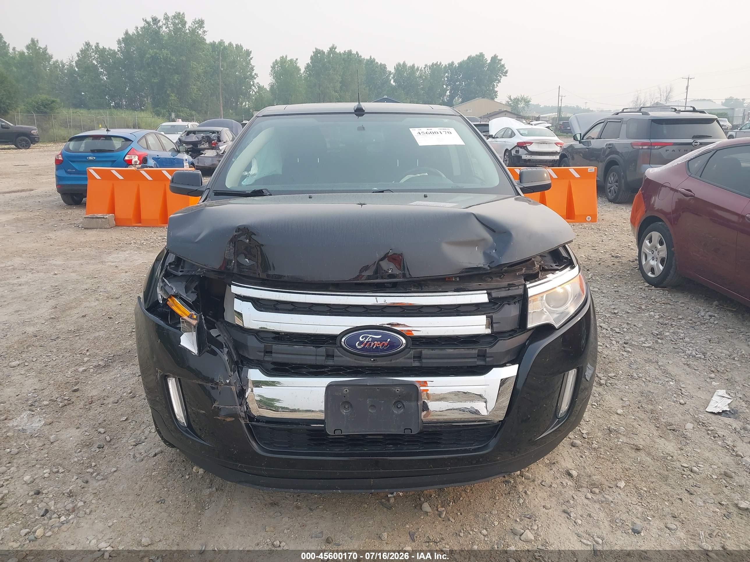 2013 Ford Edge Sel Black vin: 2FMDK4JC0DBB13961