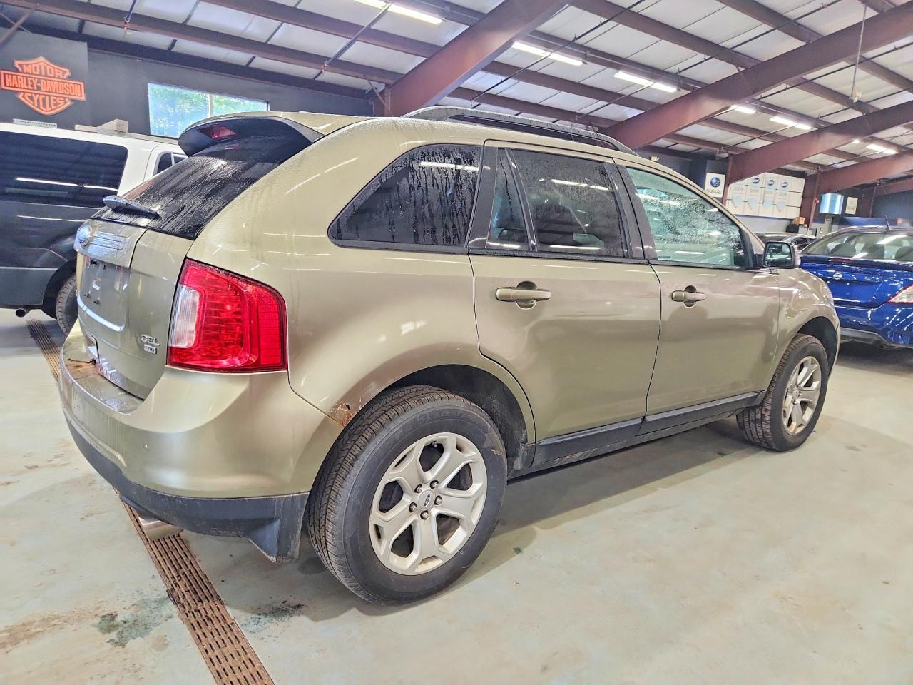 2013 Ford Edge Sel Зеленый vin: 2FMDK4JC0DBB68457